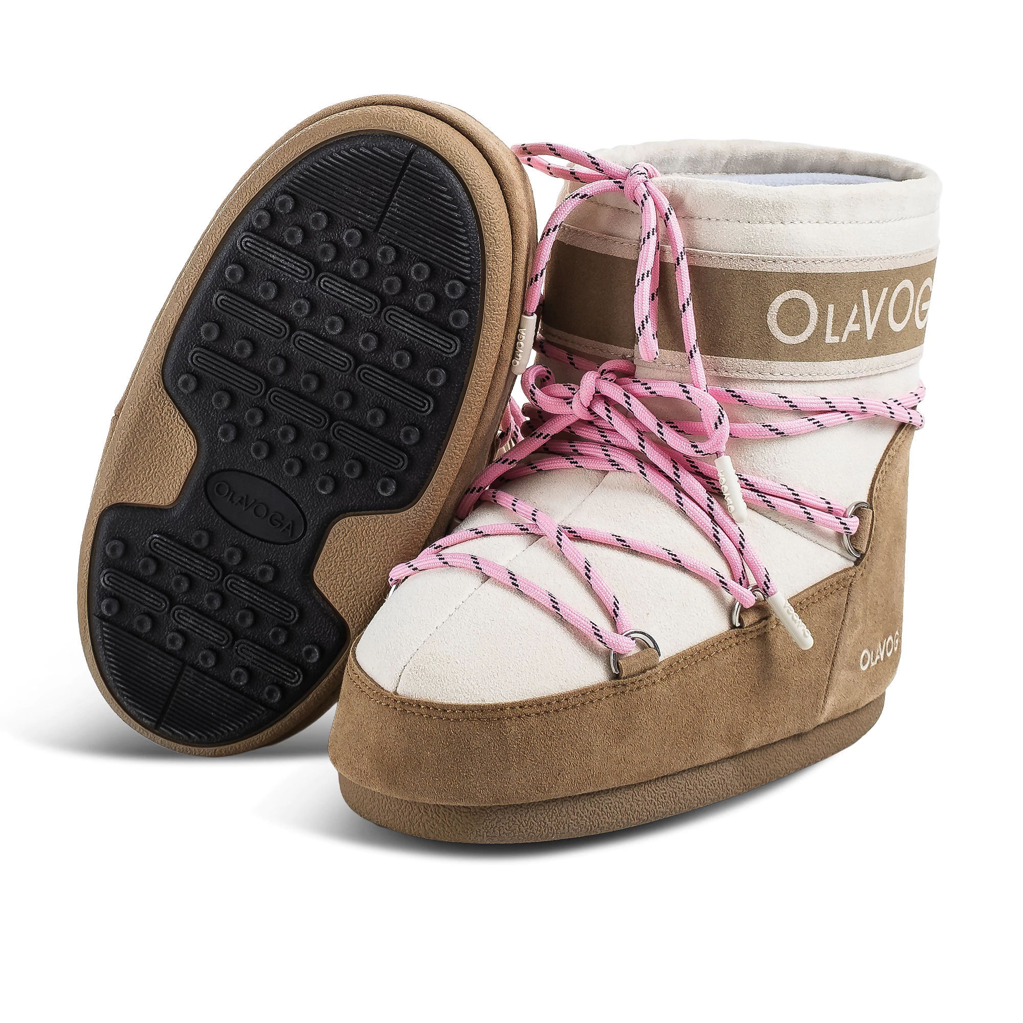OLAVOGA YETI women’s snow boots – Beige