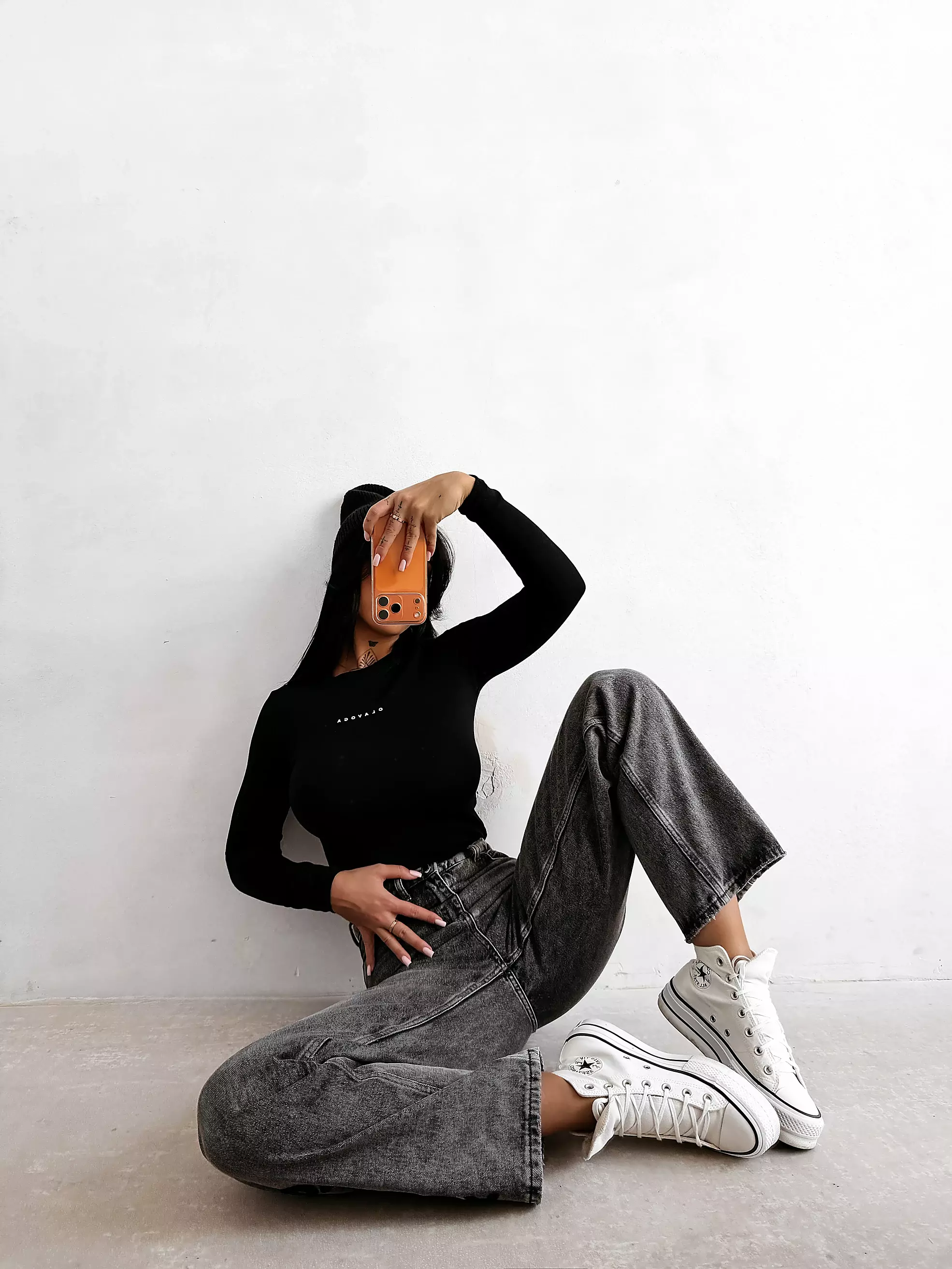 Damen-Spannbluse OLAVOGA MIRIAM - Schwarz