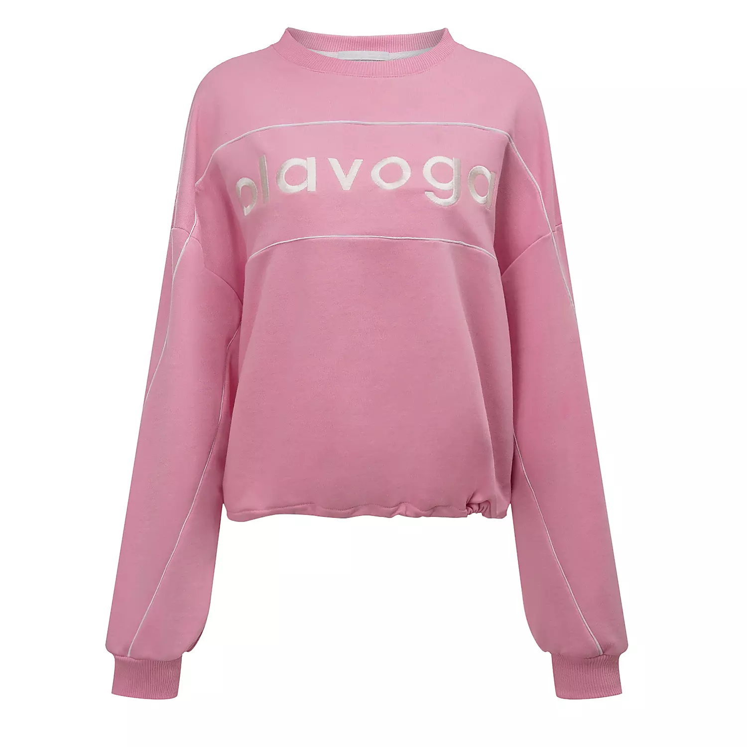 Bluza damska oversize OLAVOGA MELLOW - Różowy