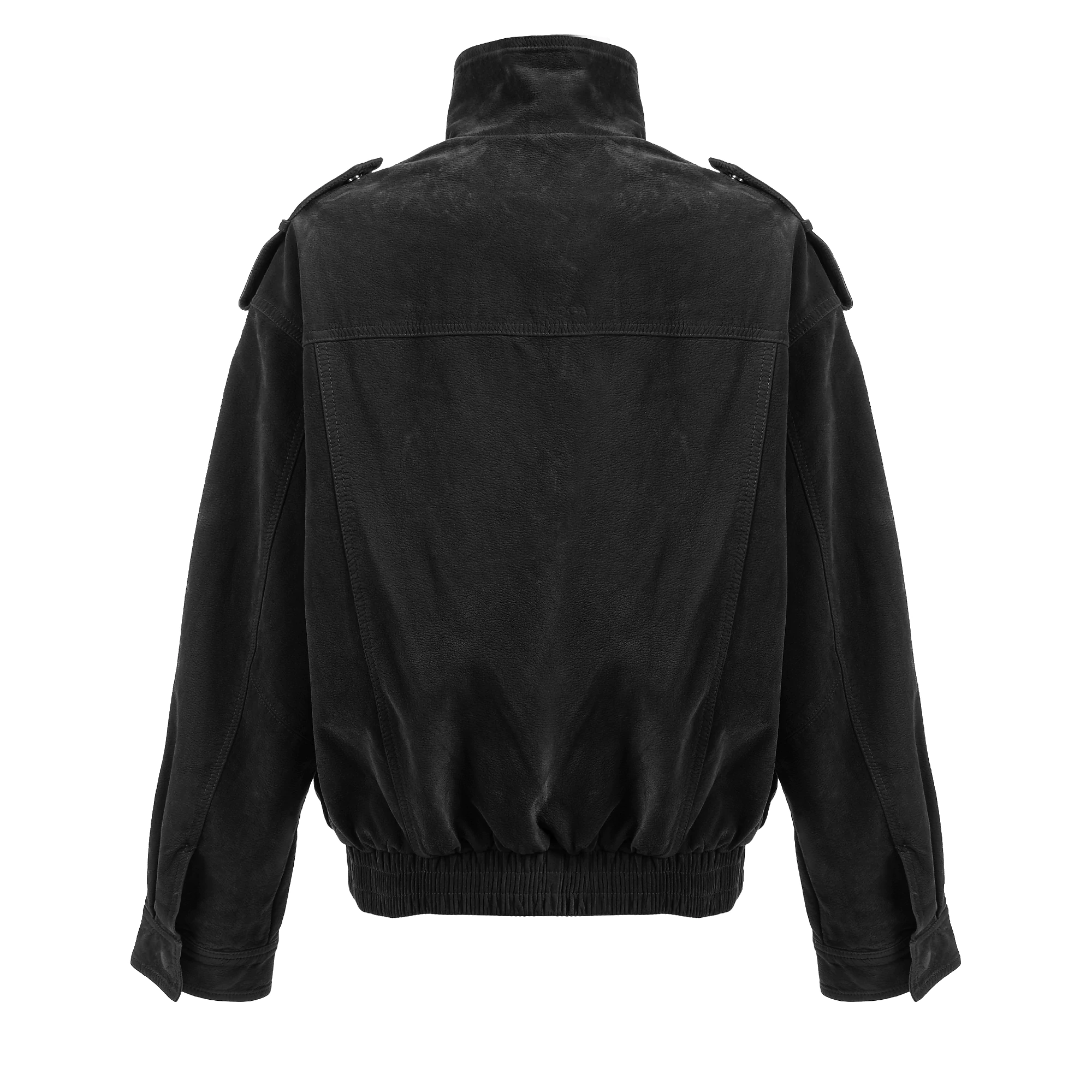 Damenjacke in Wildleder-Optik OLAVOGA RYZEN - Schwarz