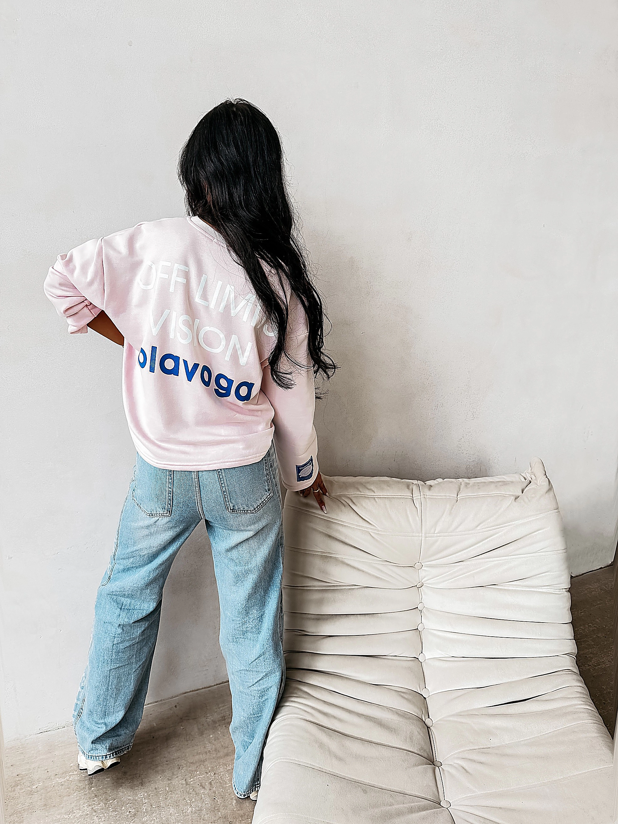 Damen Sweatshirt OLAVOGA URBAN ROYAL - Rosa