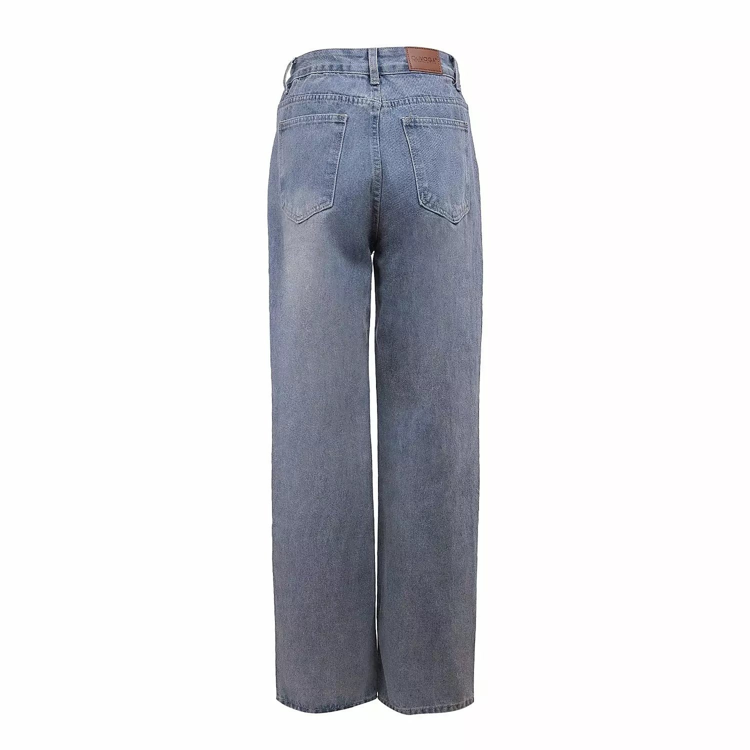 Women's denim trousers OLAVOGA DAKEN - Light denim