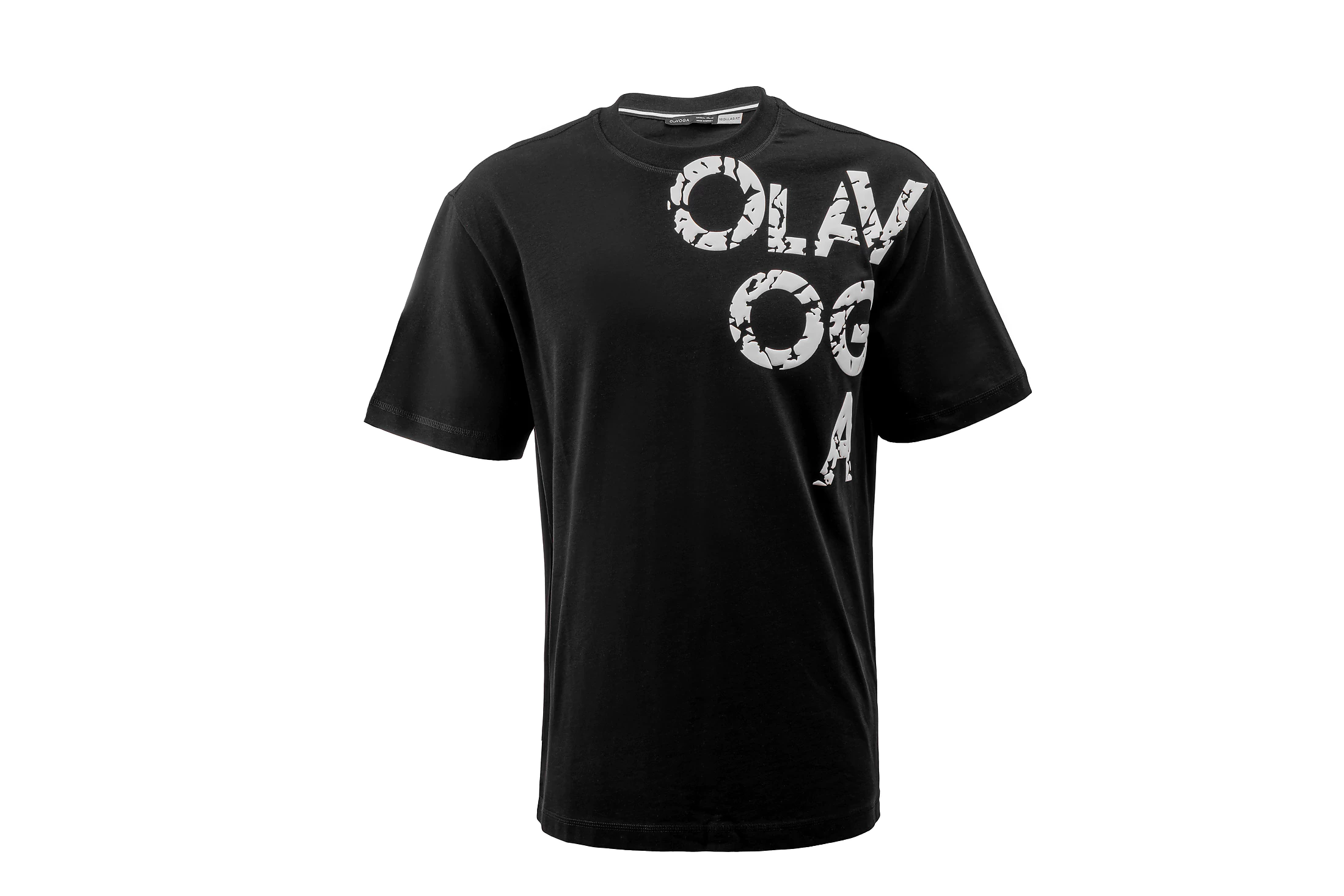 T-shirt męski OLAVOGA Men MALOR - Czarny