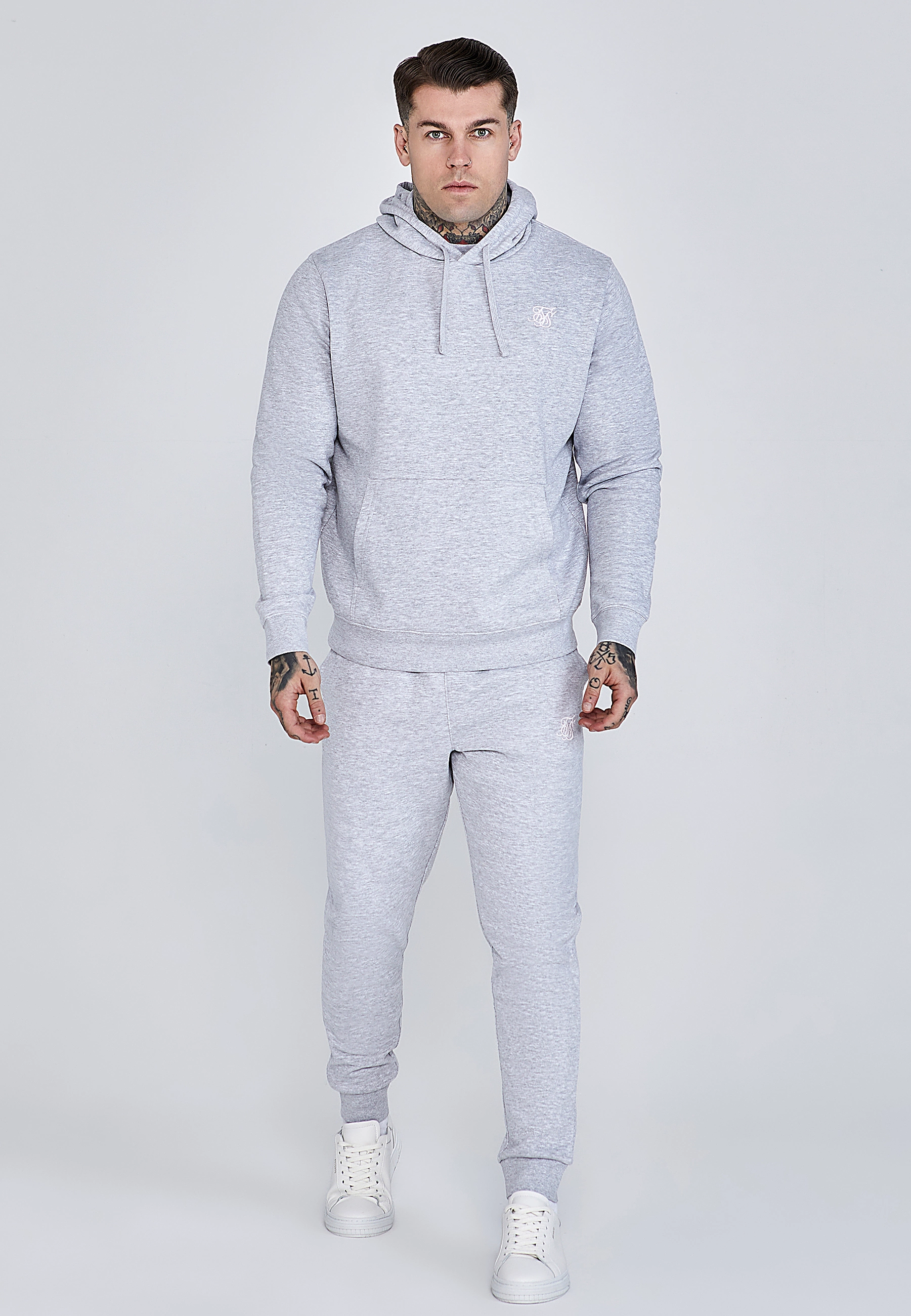 Komplet męski dresowy SIKSILK 28540 - Szary