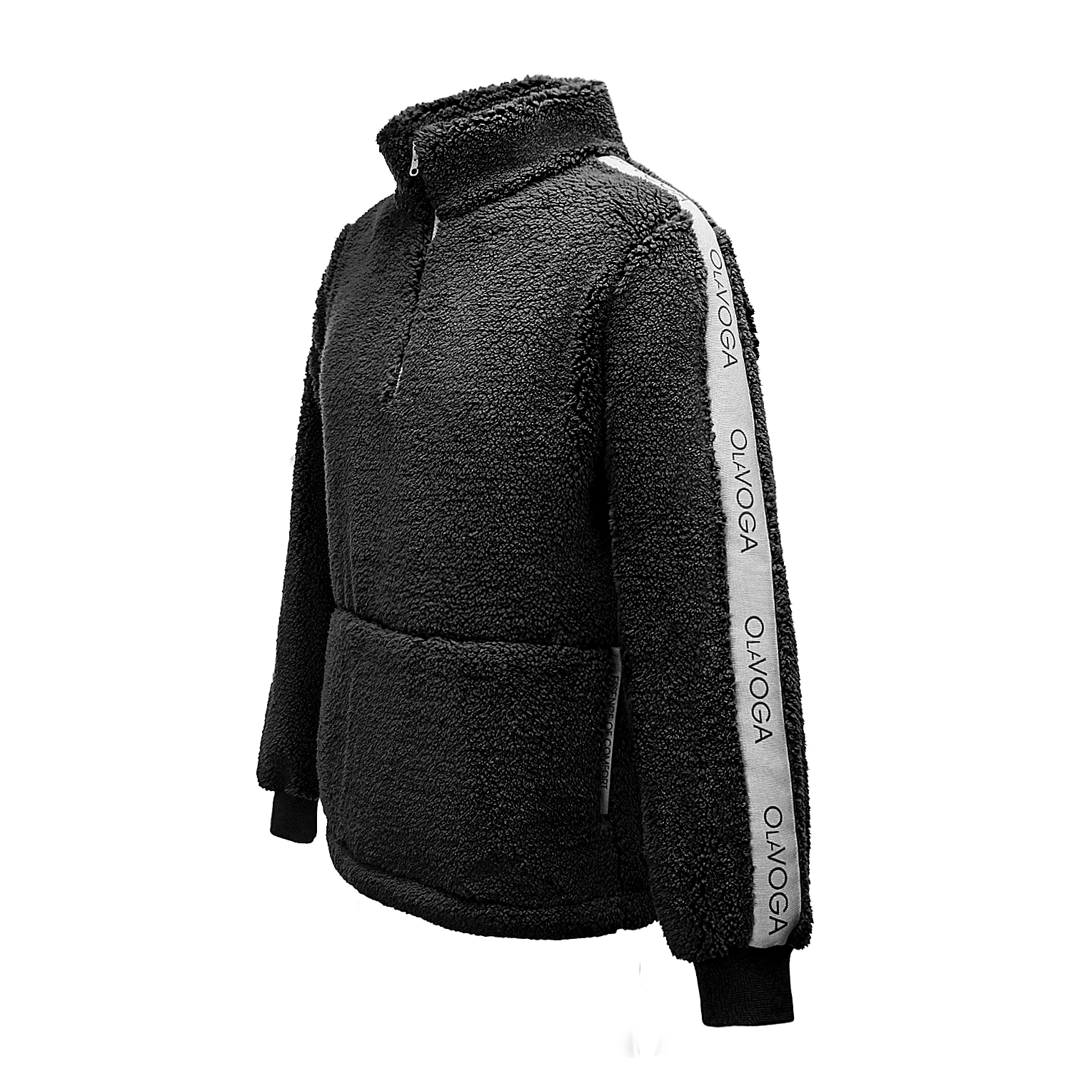 OLAVOGA Pánsky fleece SETTLINE - čierny