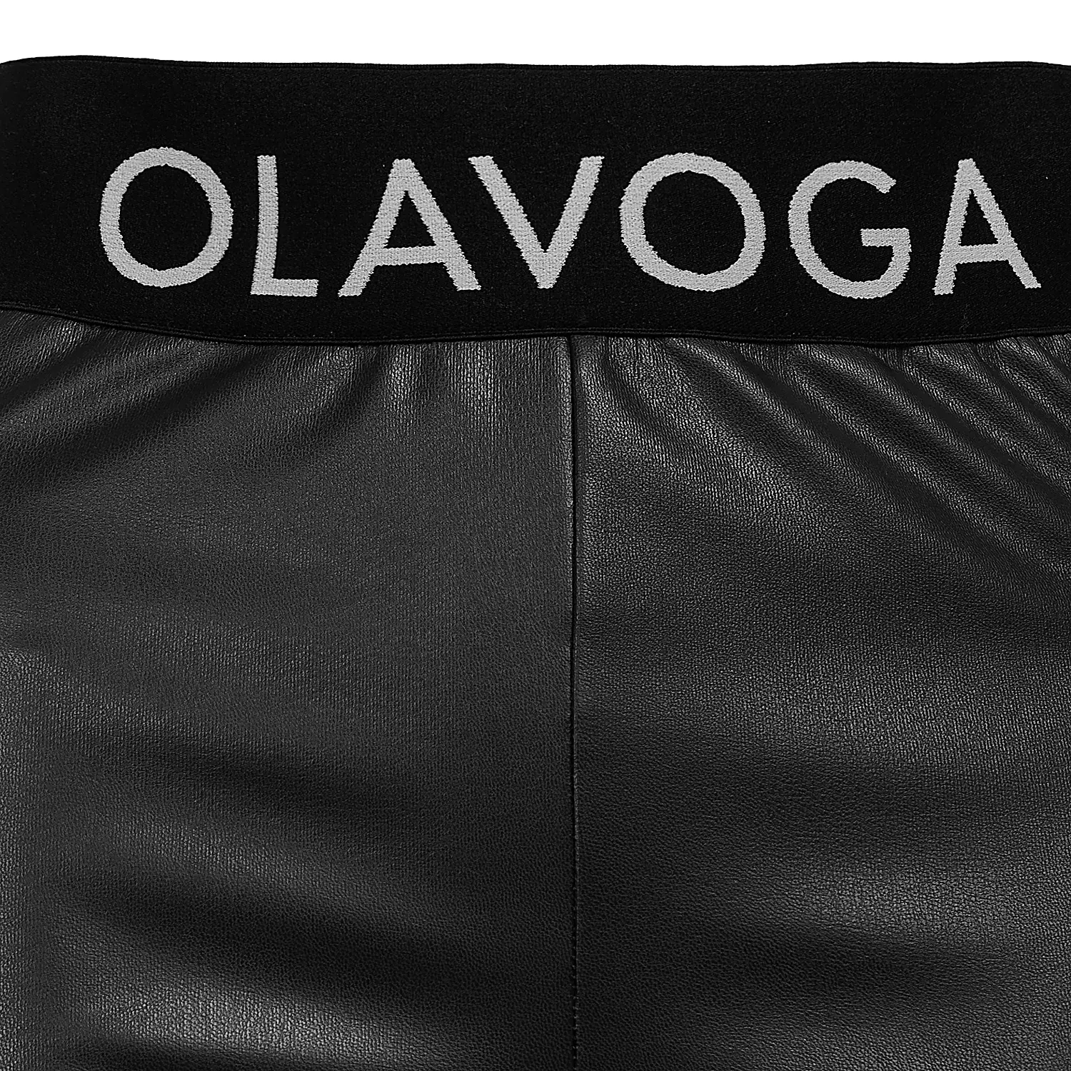 Dámske kožené legíny OLAVOGA PELLIT - Čierne