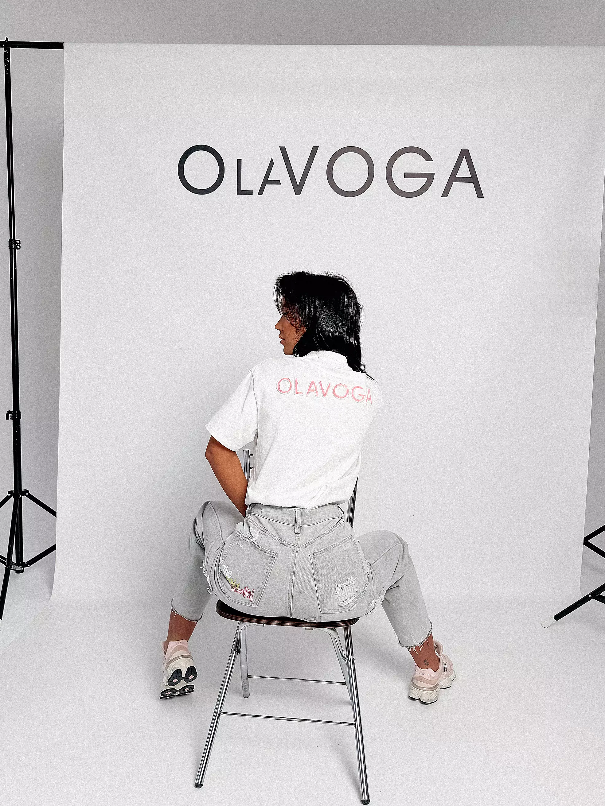 OLAVOGA BLUSH Damen-T-Shirt - Écru