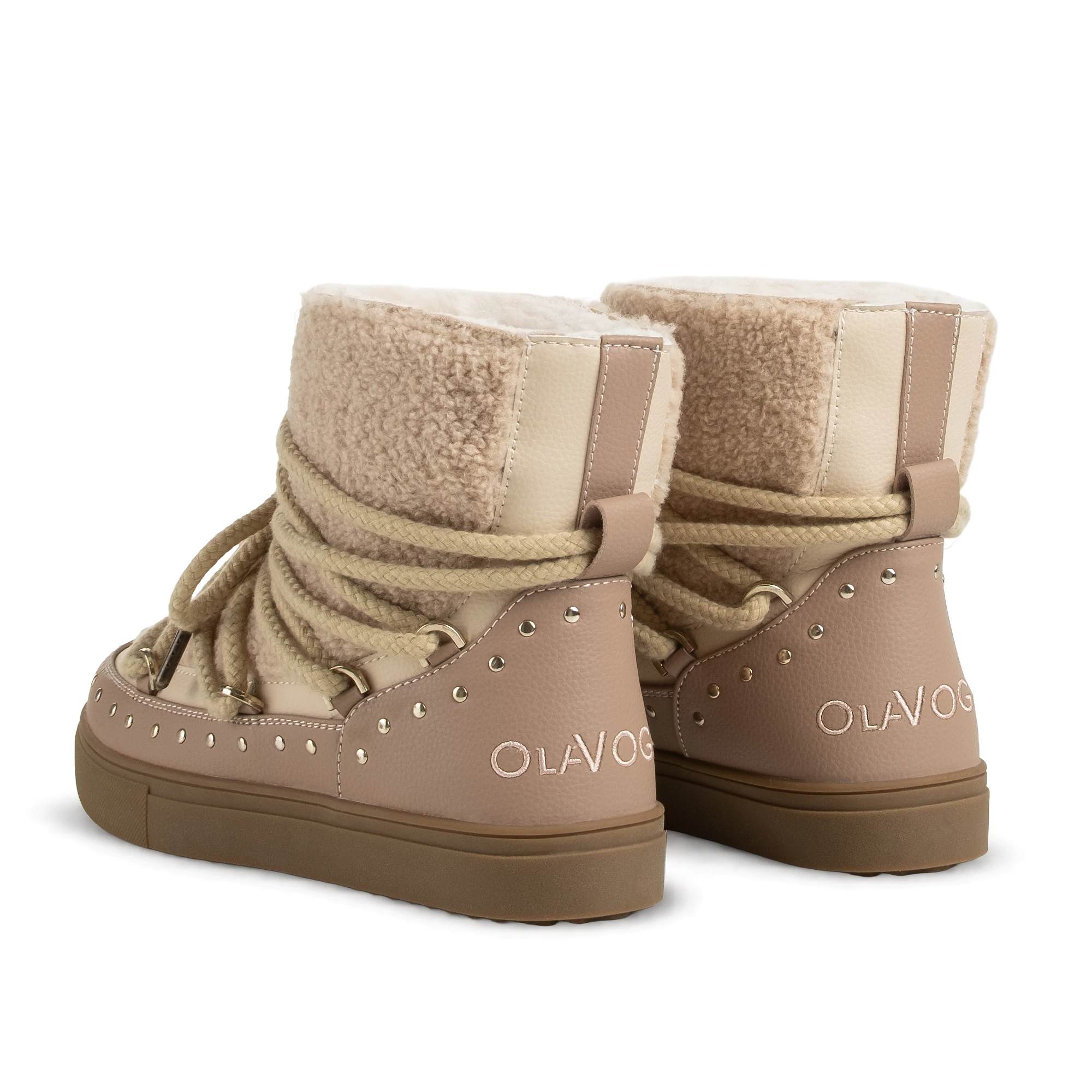 Buty damskie eskimoski OLAVOGA ETNA - Beż