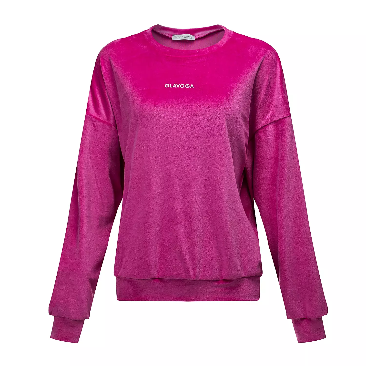 Ladies' velour set OLAVOGA VELVET ASH - Amaranth