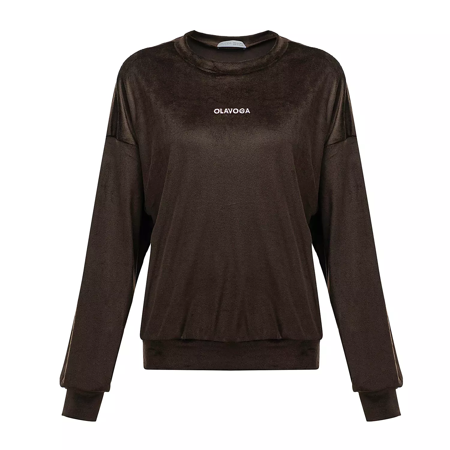 Ladies' velour set OLAVOGA VELVET ASH - Brown