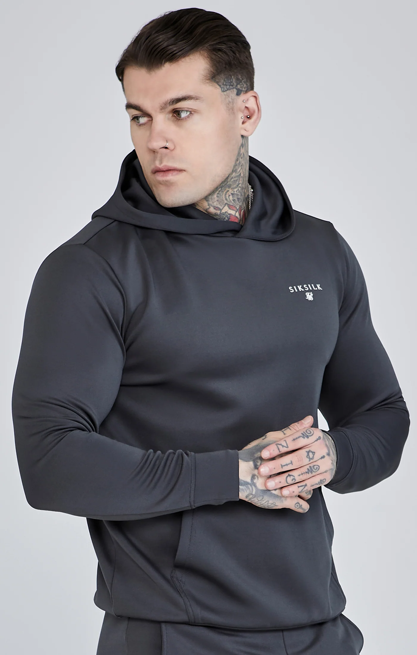 Men s SikSilk DYNAMIC 024 sweatshirt Black M OLAVOGA Official Partner Shop Pasuri