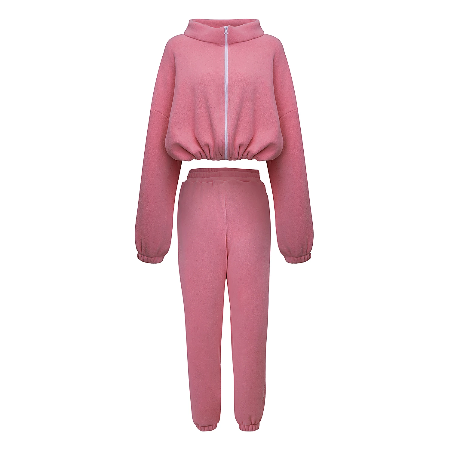 OLAVOGA COZIER Damen-Fleece-Set - Süßes Rosa