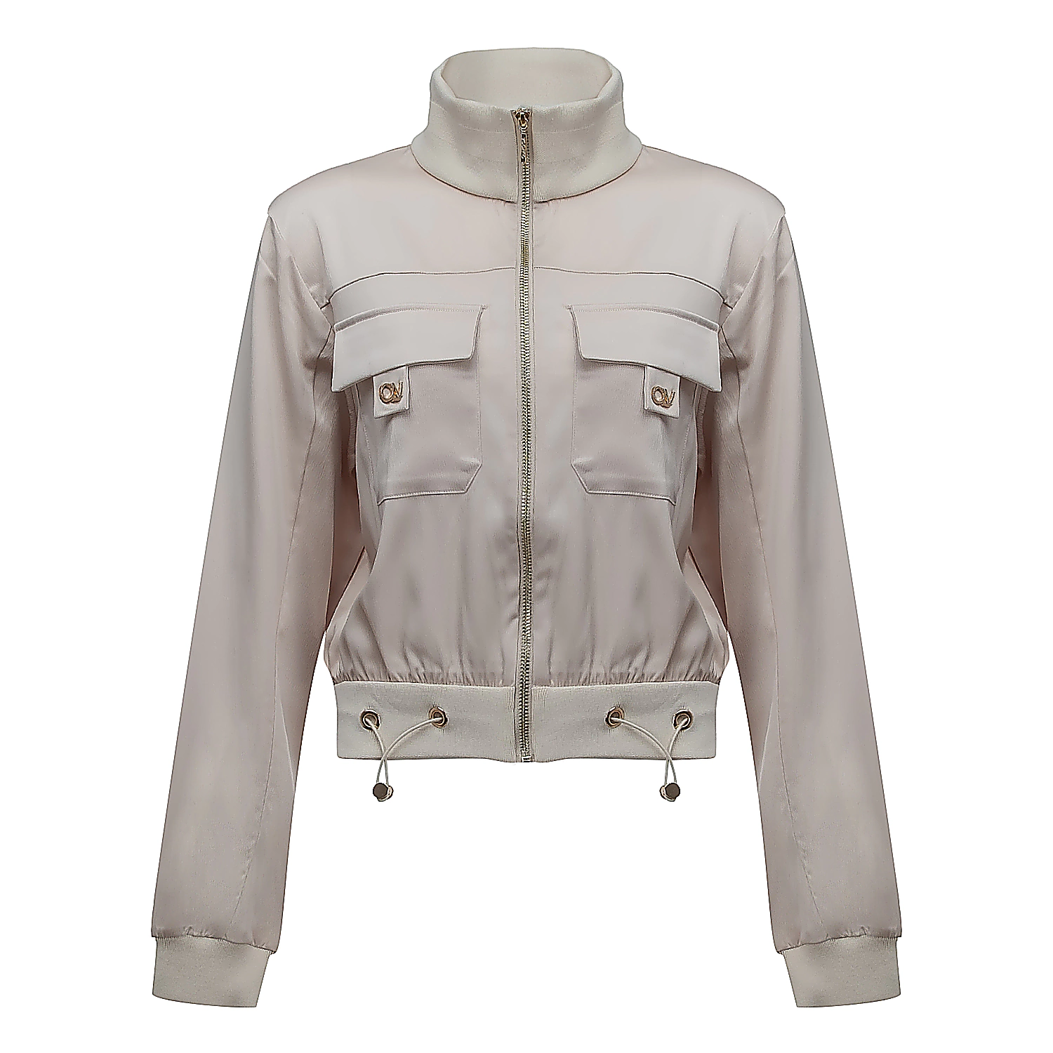 Damen-Satin-Set OLAVOGA LORY - Beige