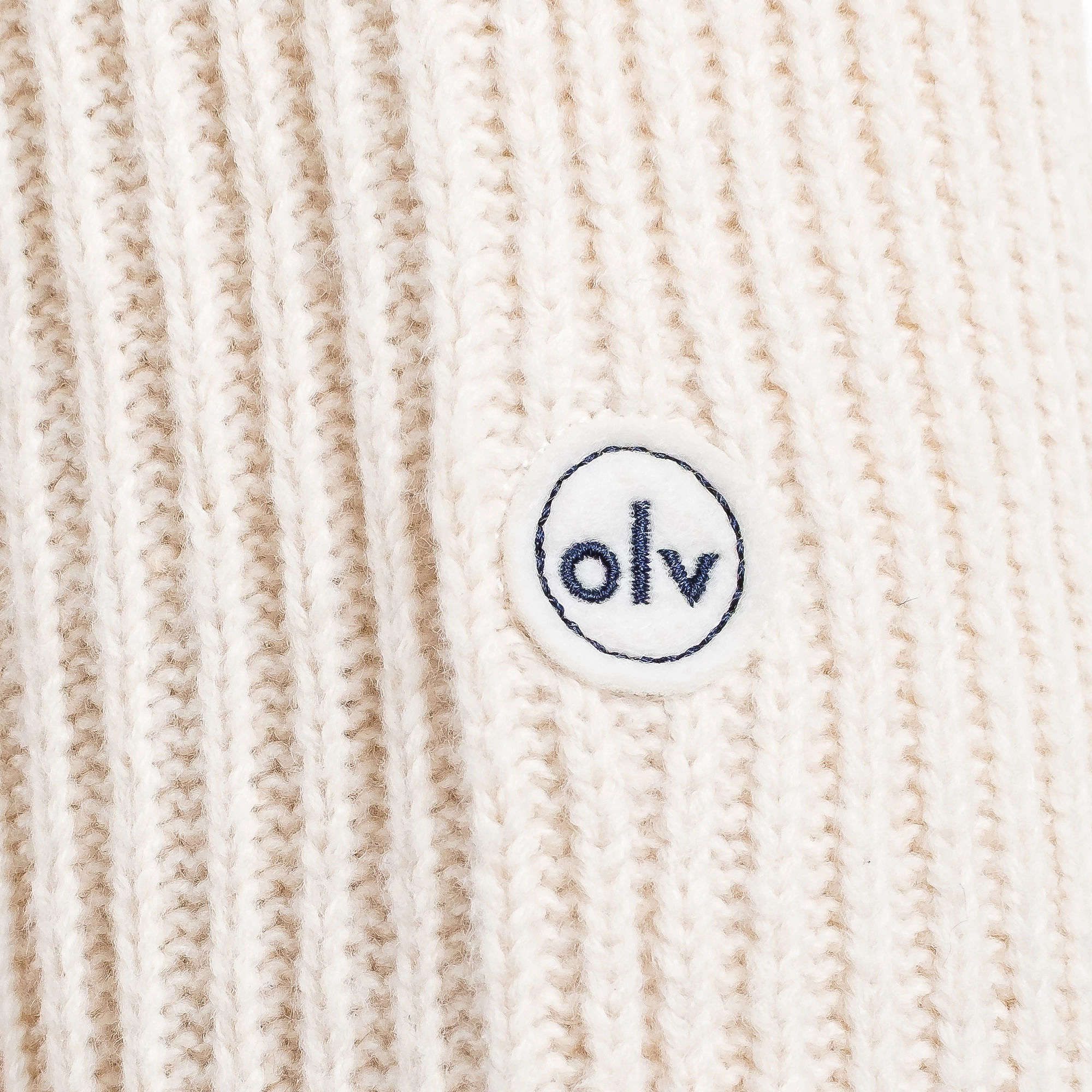OLAVOGA Men SASIO men’s ribbed jumper – Écru