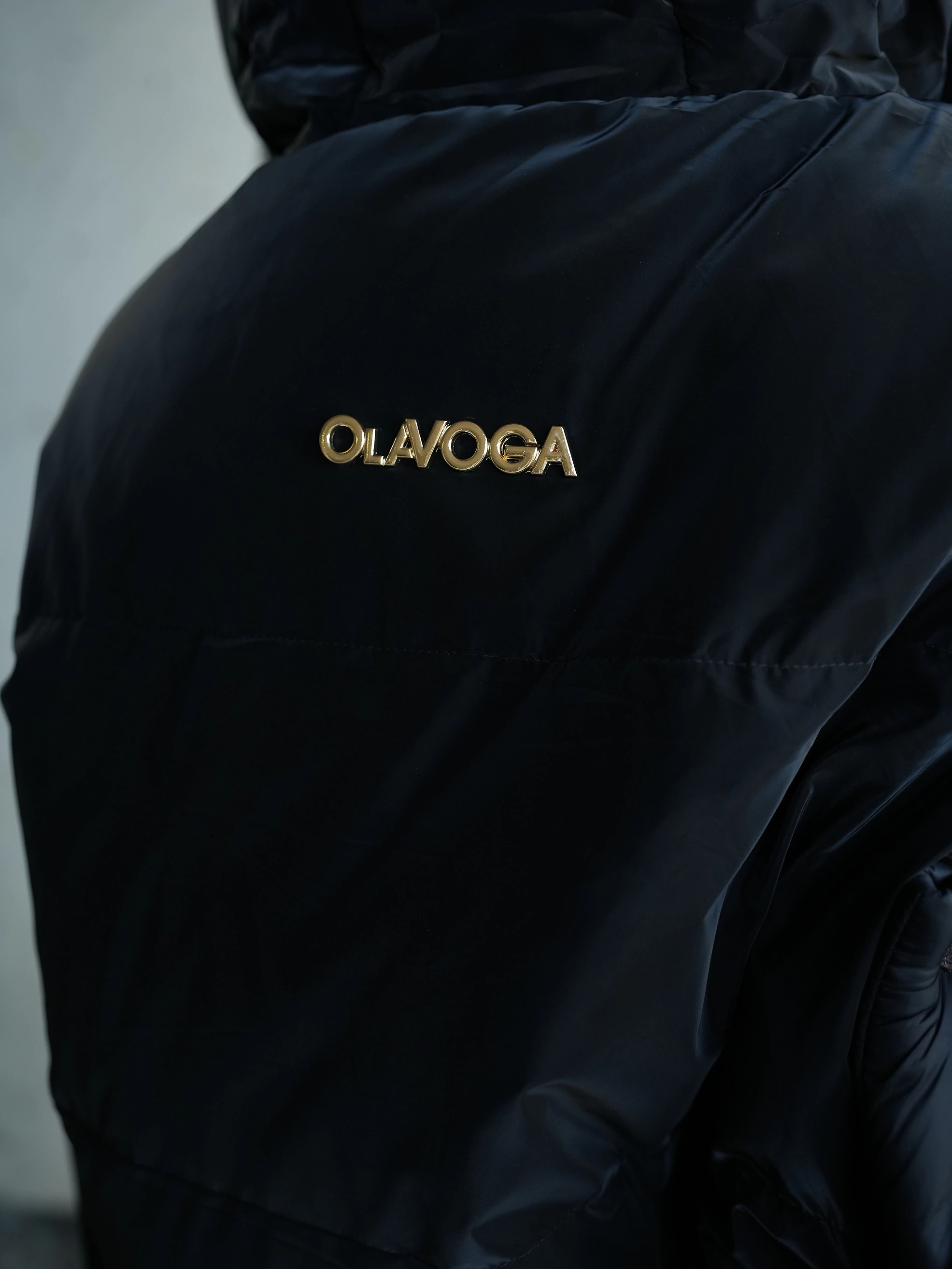 Damen-Kapuzenweste OLAVOGA SIERY - Schwarz