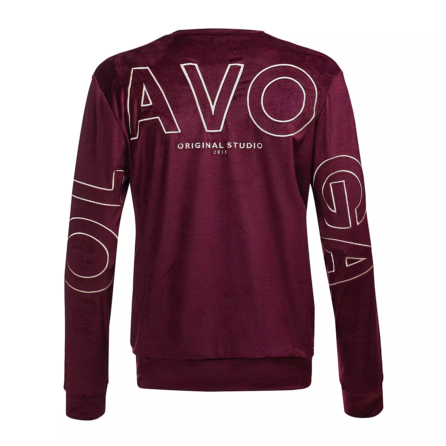 Ladies' velour set OLAVOGA VELVET ASH MEN - Maroon