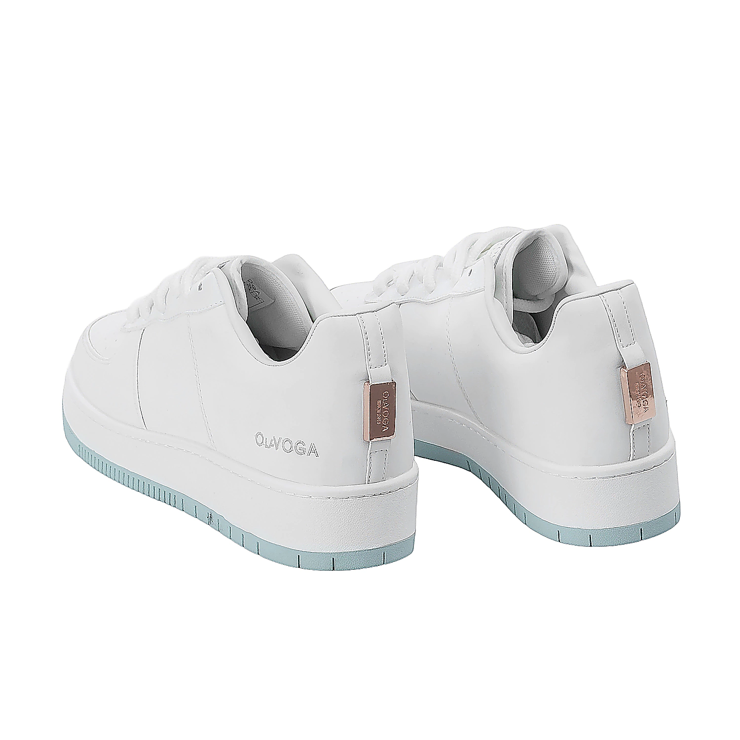 OLAVOGA Herrenschuhe DAYTON - Weiß + Blau