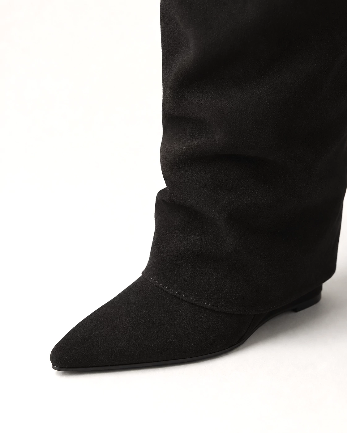 OLAVOGA TYGAL women’s suede boots – Black