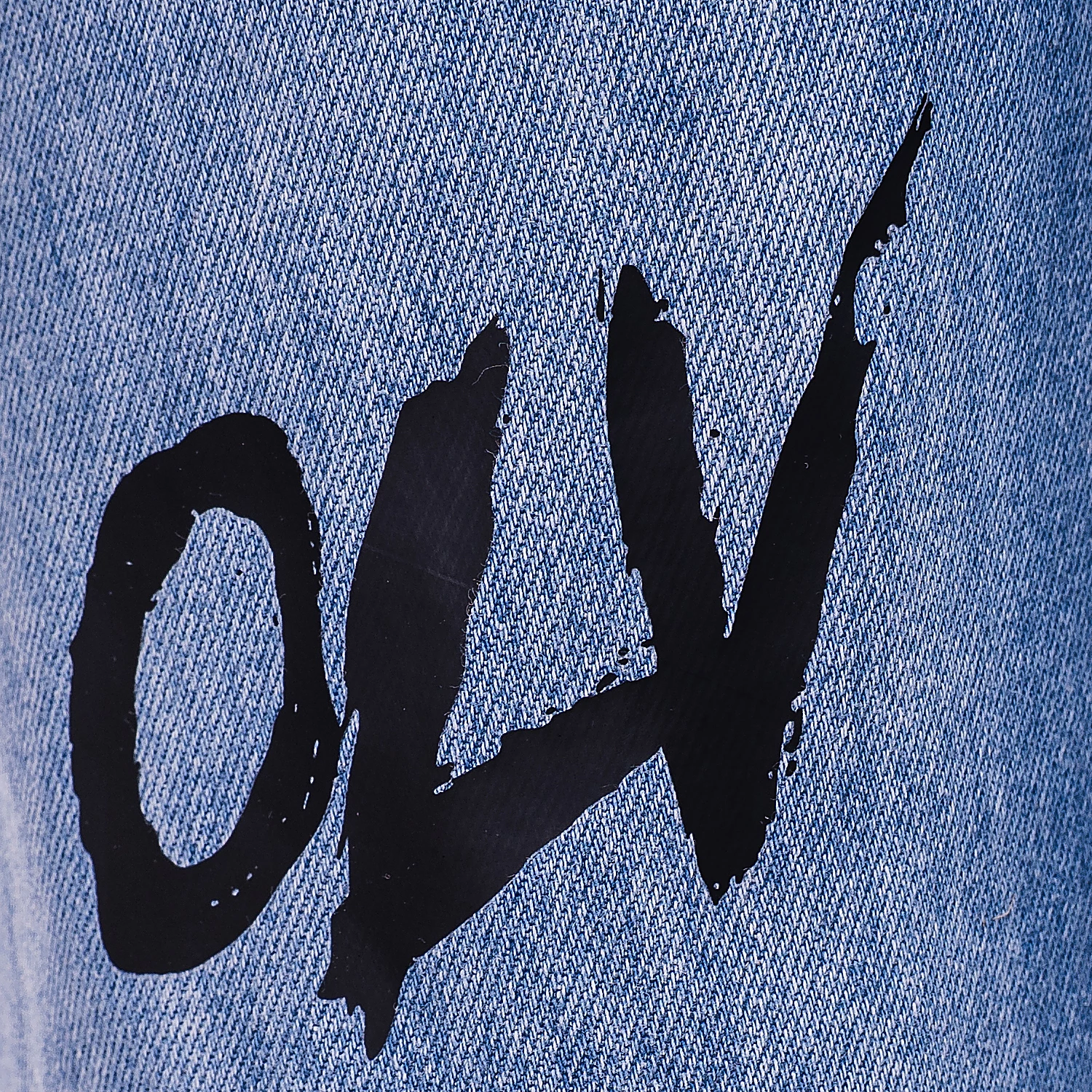 OLAVOGA VIVID bedruckte Damenhose - Dark denim