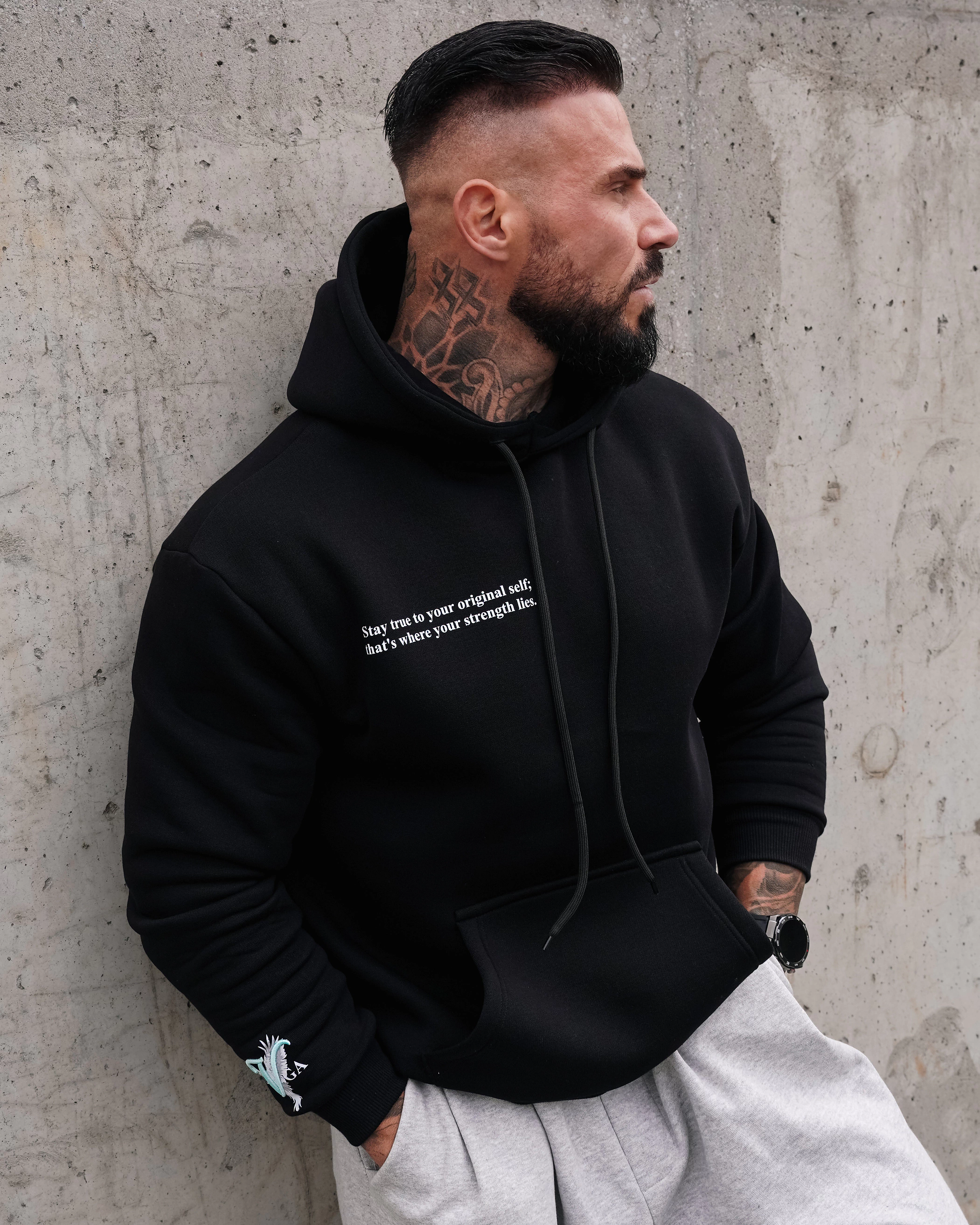 Bluza męska O'la Voga Men EAGLE - Czarny