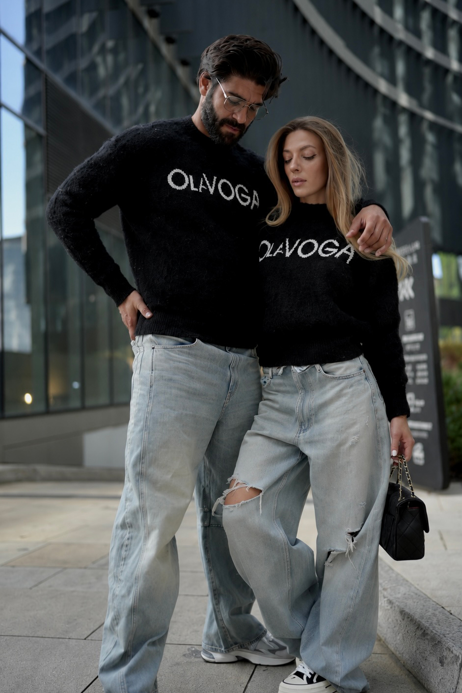 Men's jumper OLAVOGA Men VILA MEN - Black