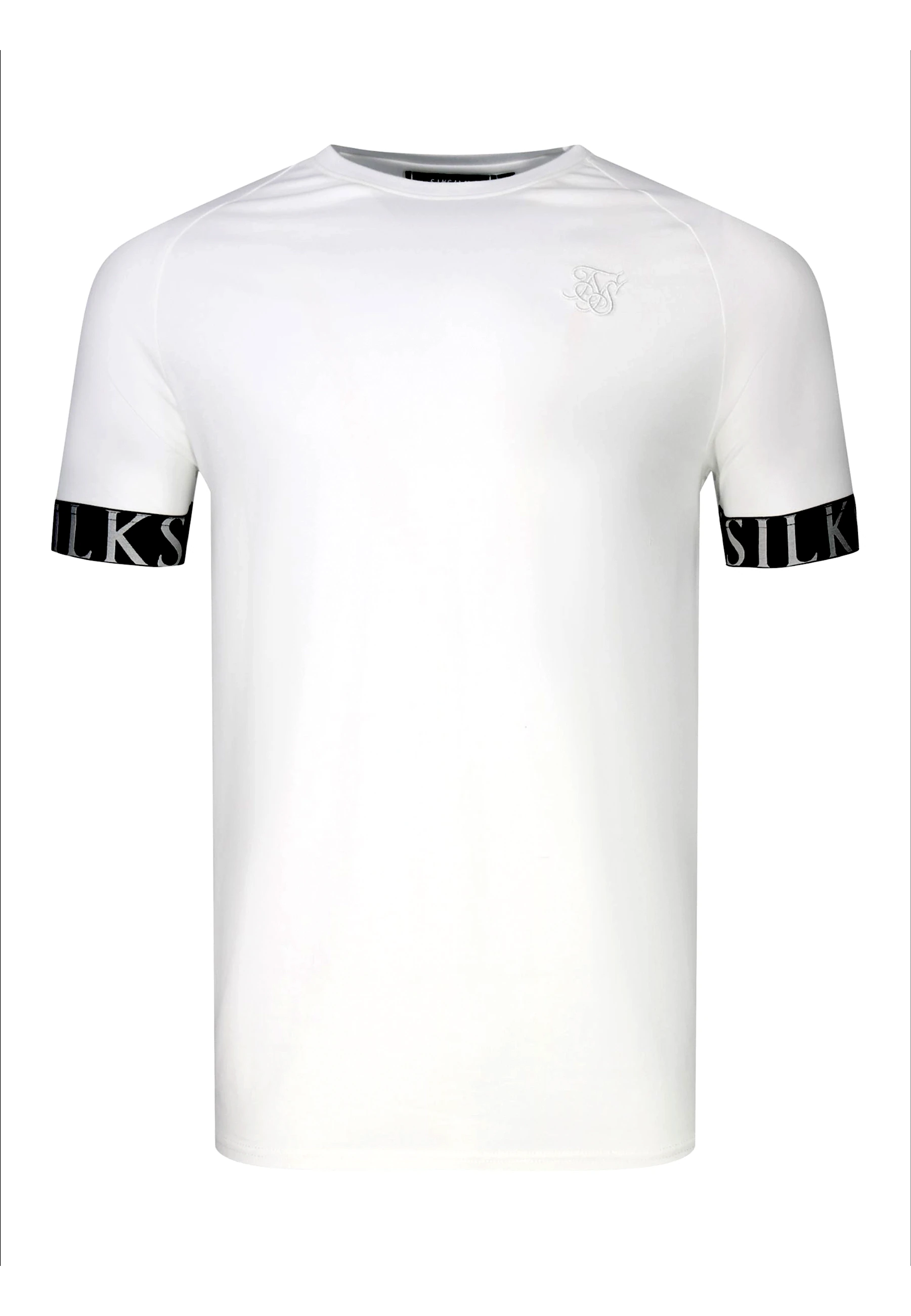 SIKSILK TECH Herren-T-Shirt 28404 - Weiß