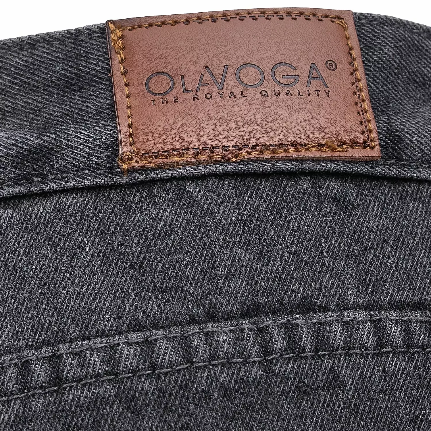 OLAVOGA DAKEN women's denim trousers - Dark grey