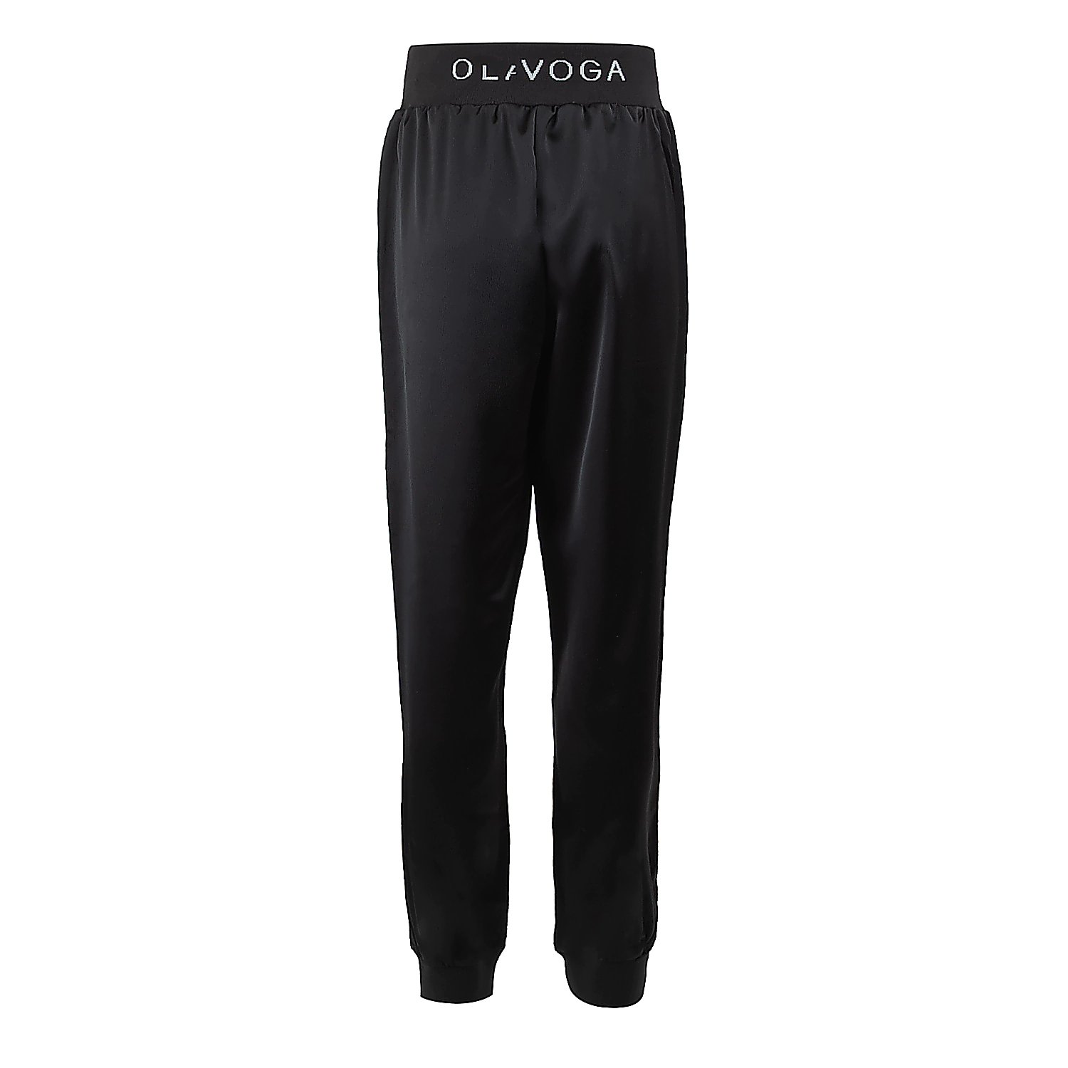 Damen-Satin-Set OLAVOGA LORY - Schwarz