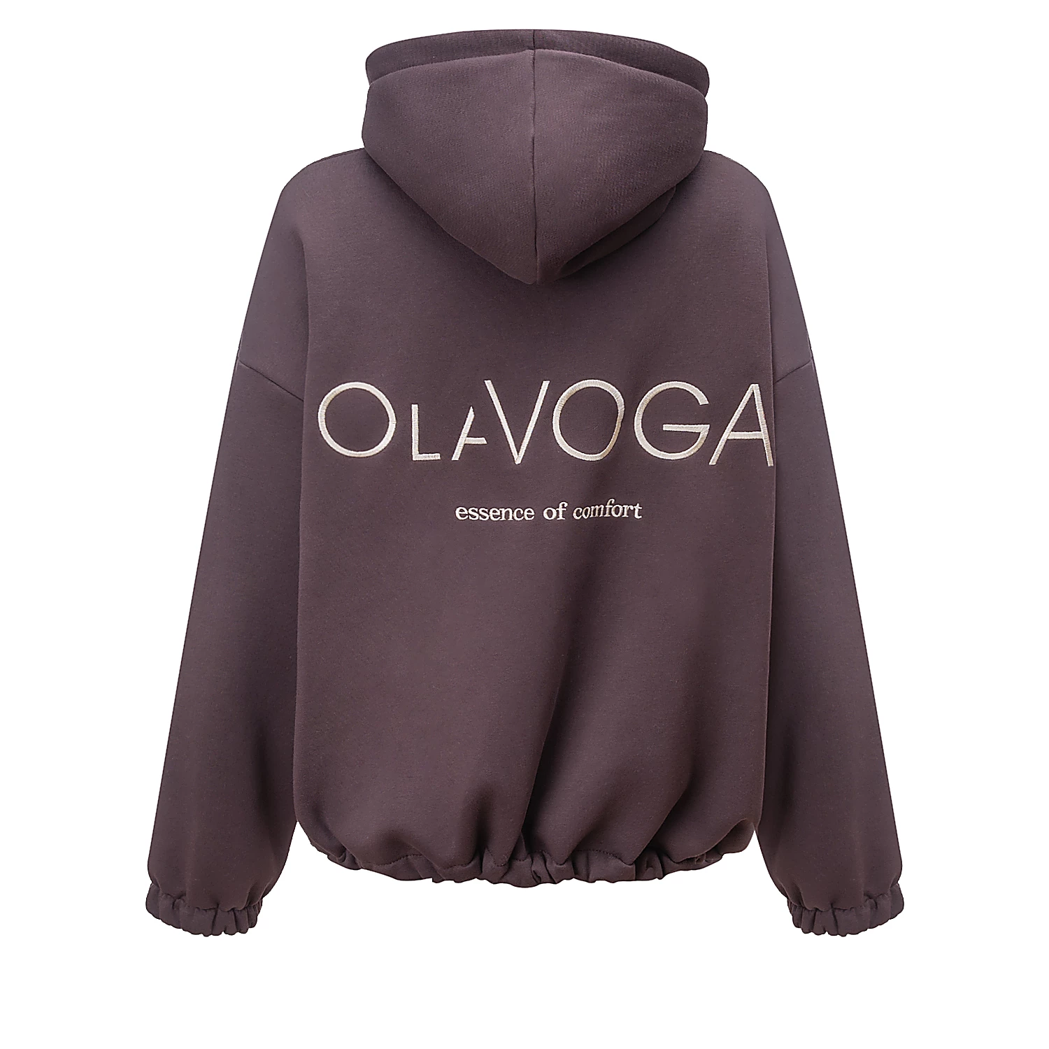 Dámská klasická mikina OLAVOGA - Hnědá