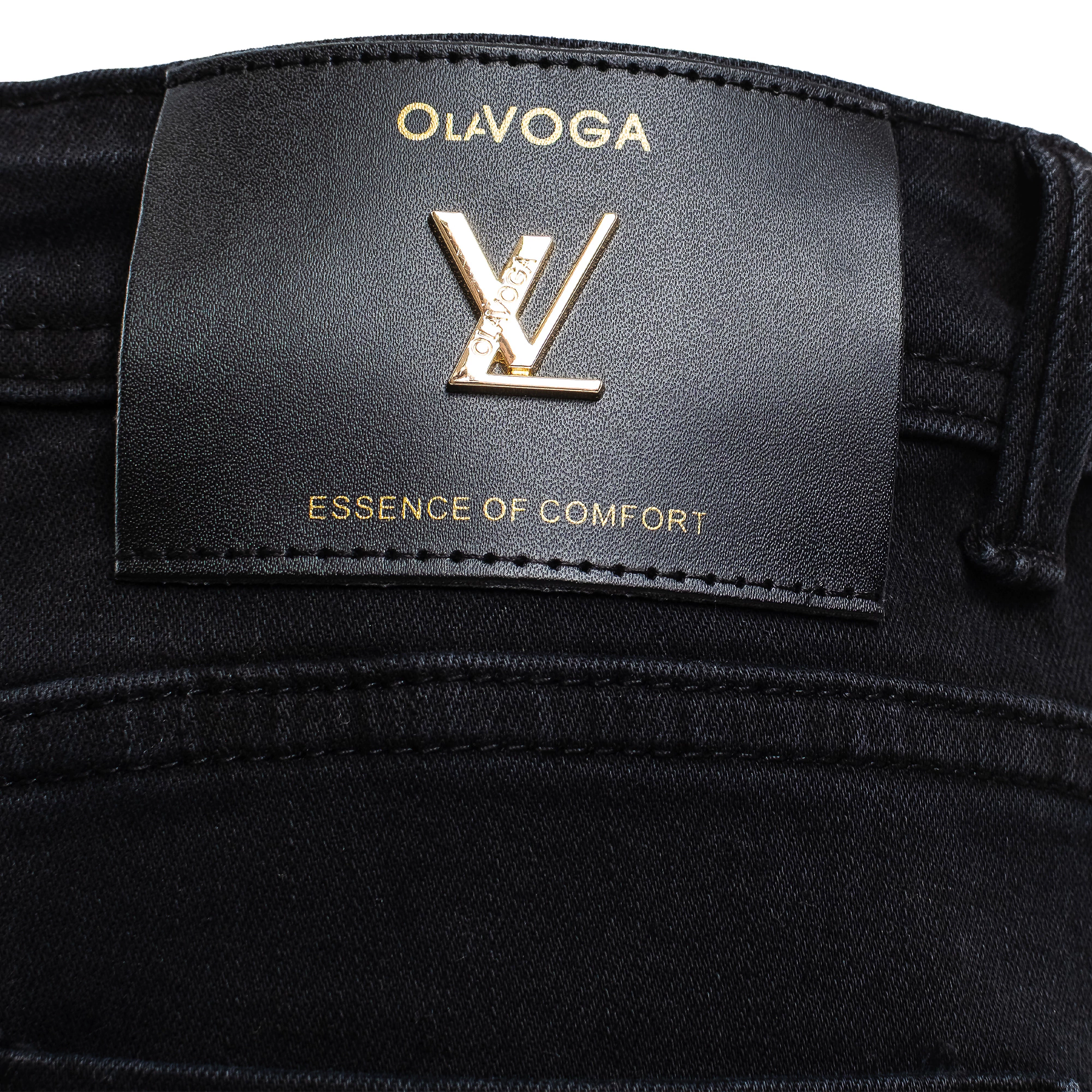 Herren-Denimhose OLAVOGA Men CORE - Schwarz