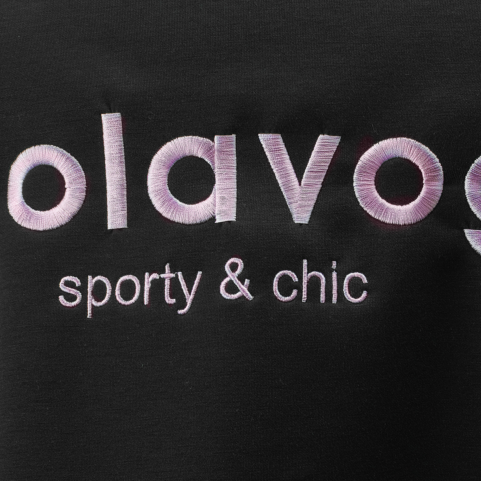 OLAVOGA FINE FORM zip-up collar set - Black
