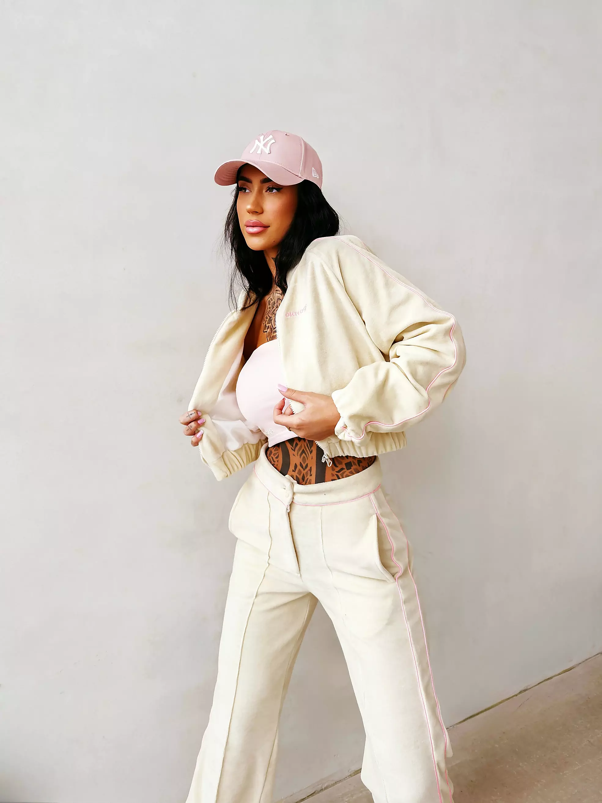 OLAVOGA ELVIA women's bomber jacket - Coconut
