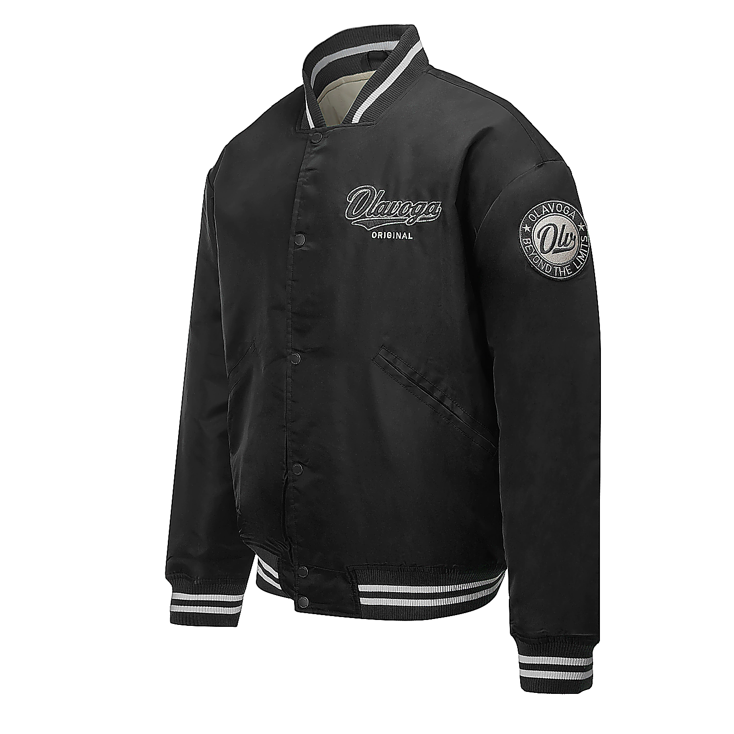 OLAVOGA Men's college jacket PITWEST - Black