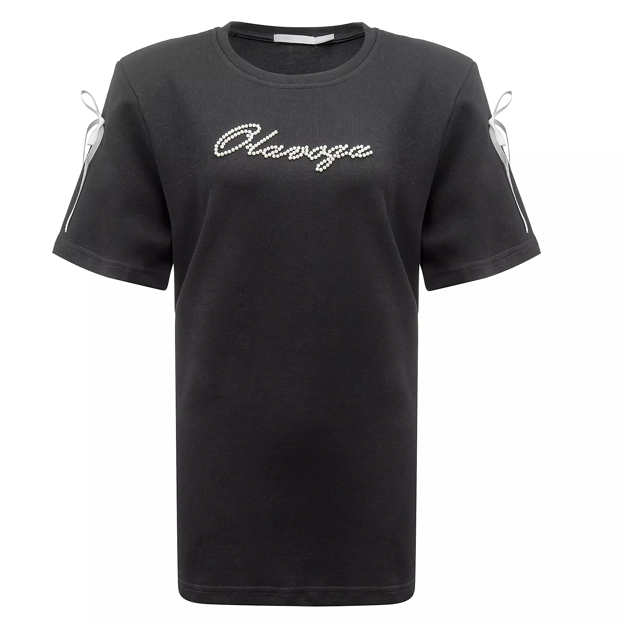 OLAVOGA AVELYNE Damen-T-Shirt in Übergröße - Schwarz