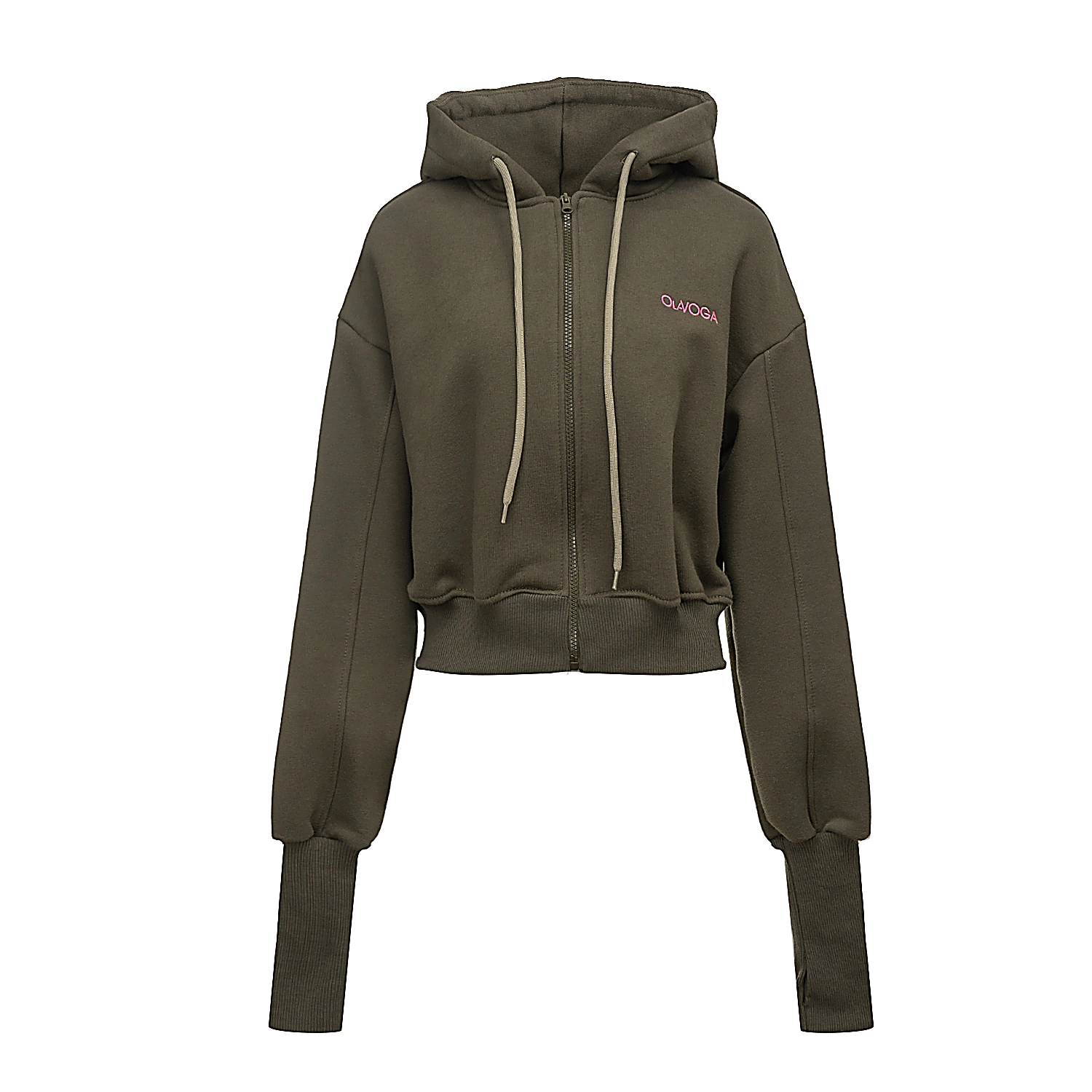 Damen-Kapuzenset OLAVOGA ELISTA - Khaki