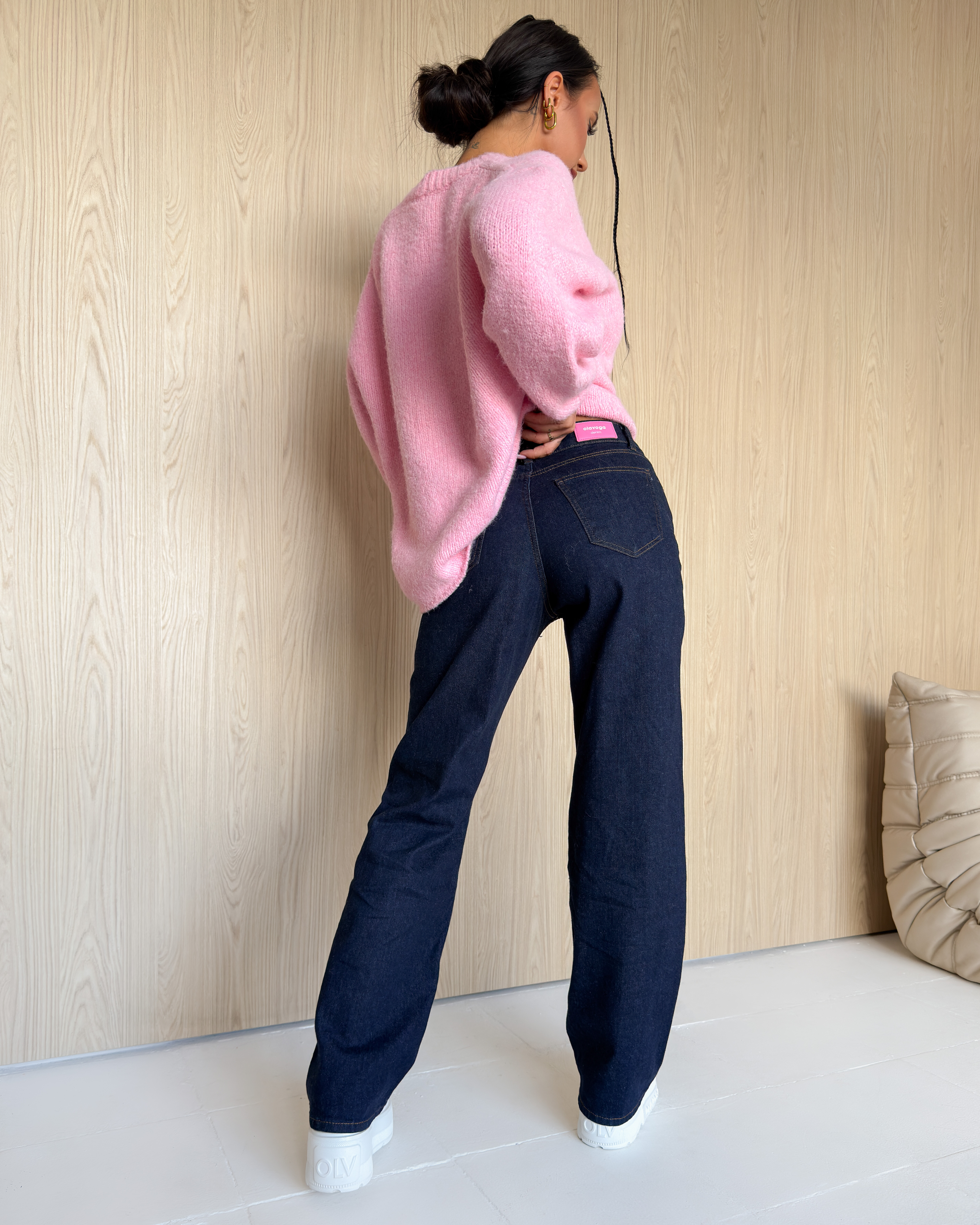 OLAVOGA MADILIM women’s denim trousers – Blue