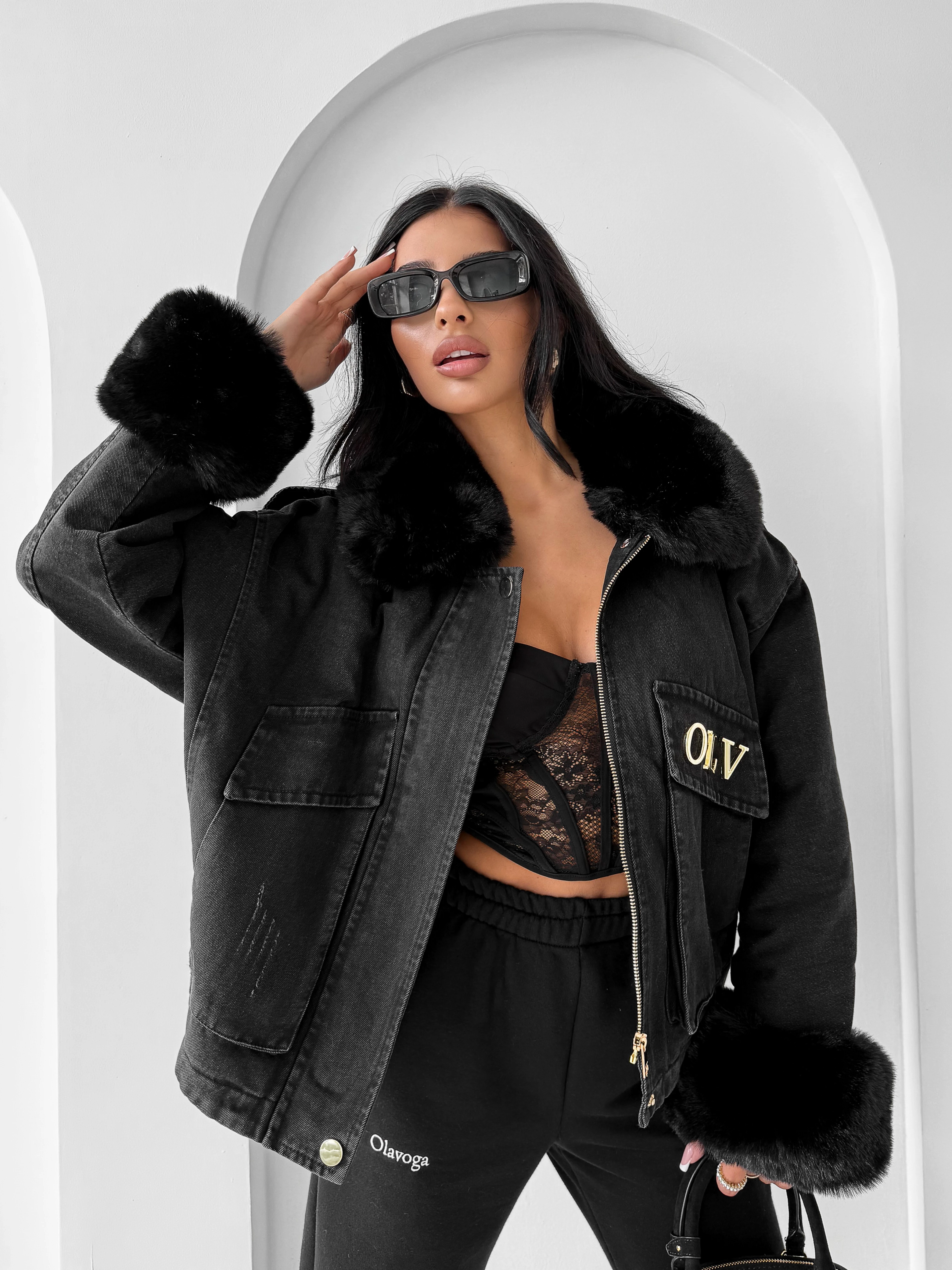 OHOTORO ohotoro Chic Jacket setup モカグレー OHOTORO chic jacket／moca gray - メルカリ