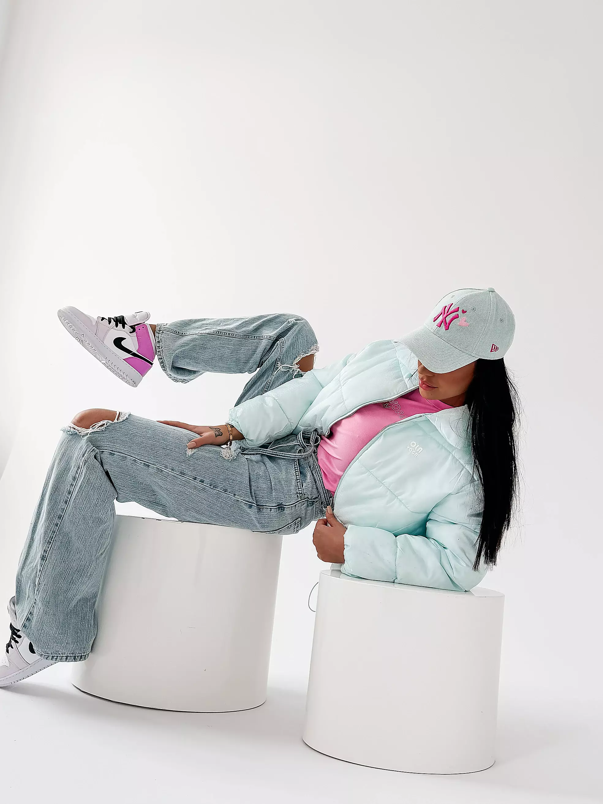 OLAVOGA YUE Steppjacke für Damen - Mint