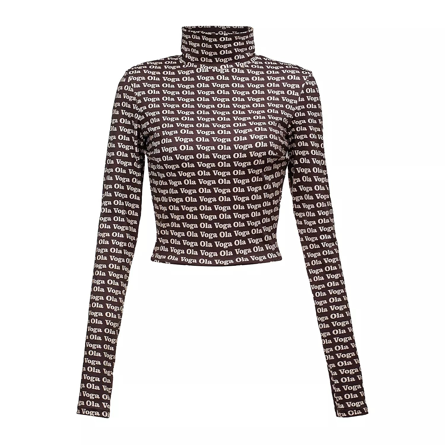 OLAVOGA COREFIELD women's logoed blouse - Brown + beige