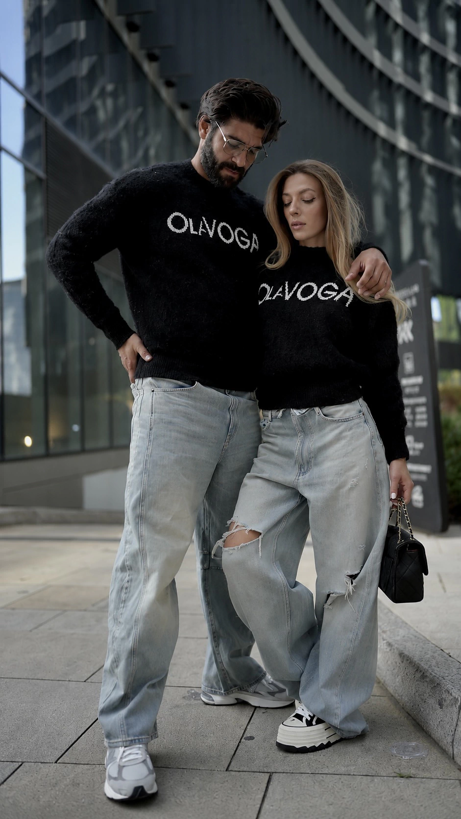 Men's jumper OLAVOGA Men VILA MEN - Black