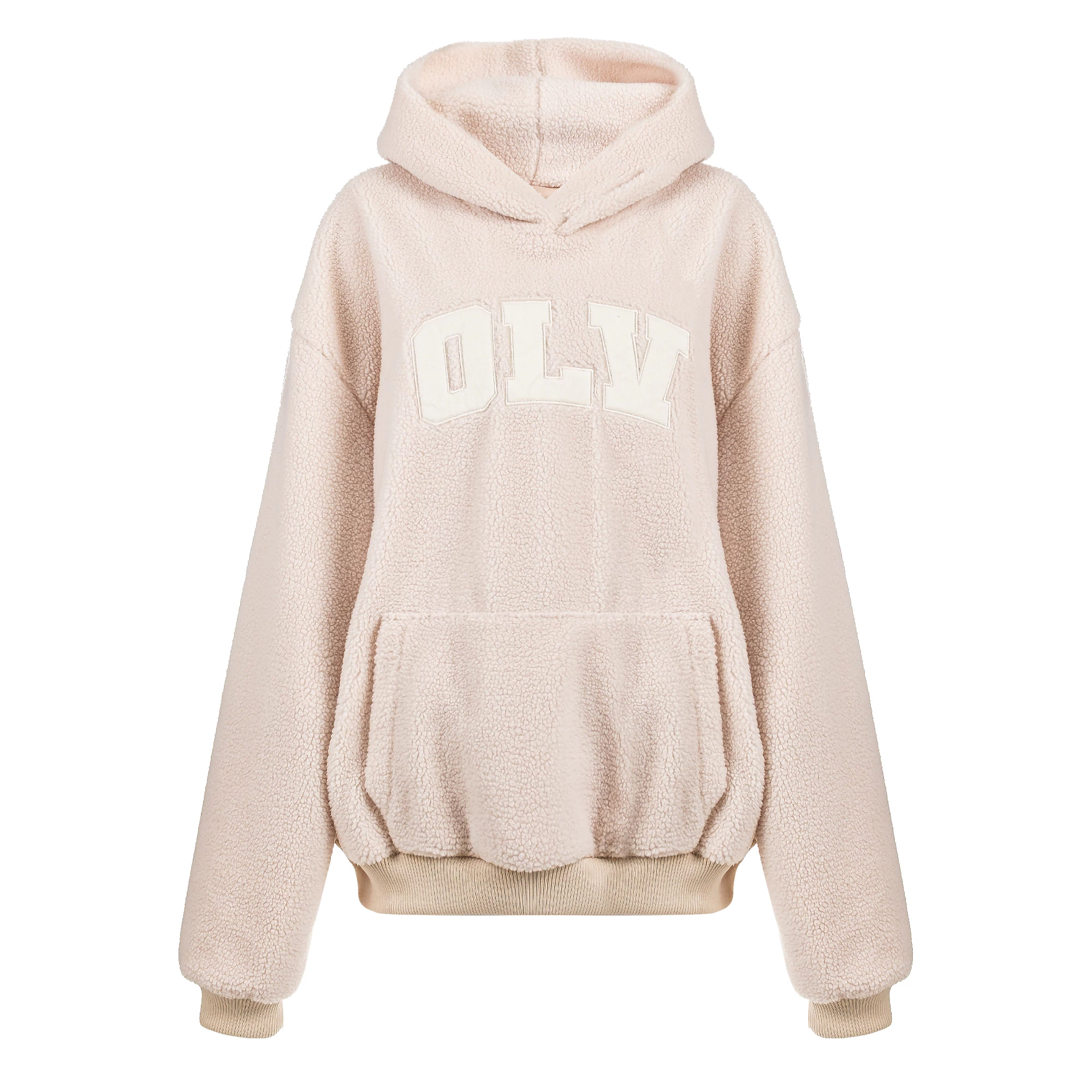 Bluza z kapturem OLAVOGA OROFIOU - Beż