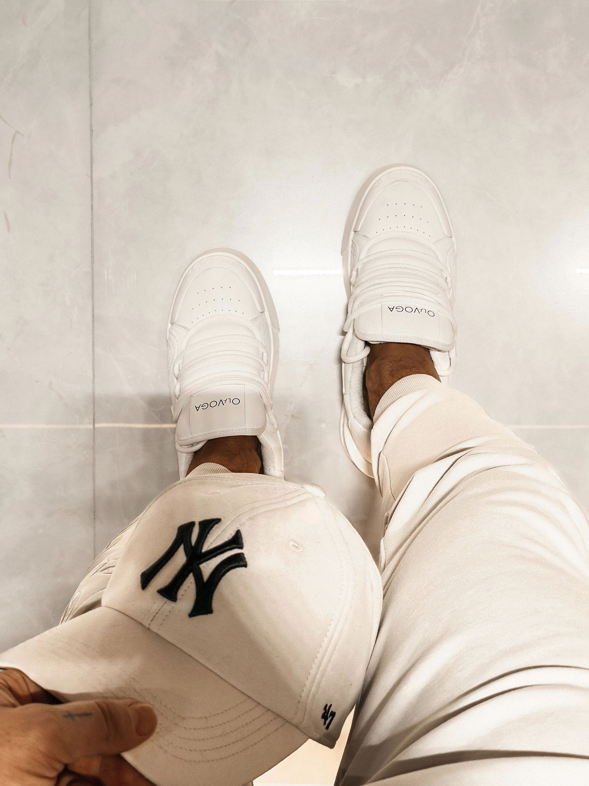 Buty męskie OLAVOGA Men BOOST - Écru