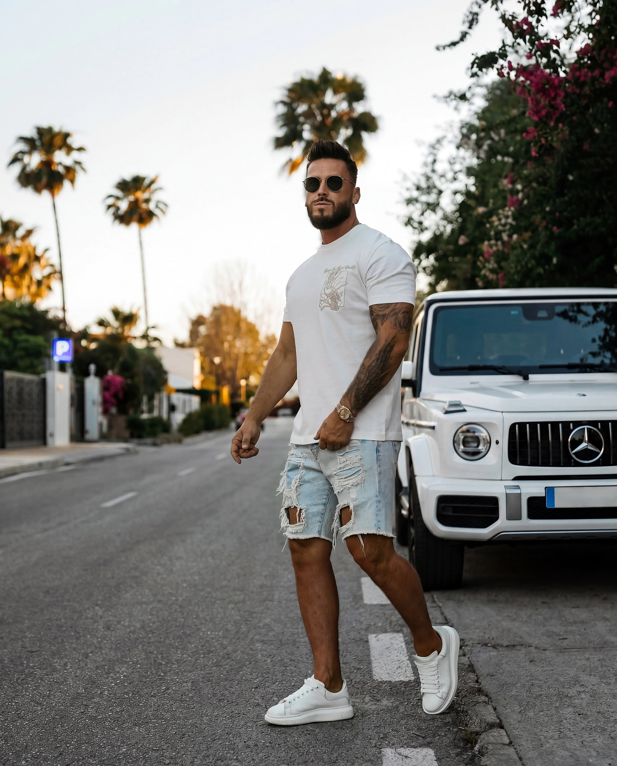 OLAVOGA Men LUXVEENCE T-shirt - Écru