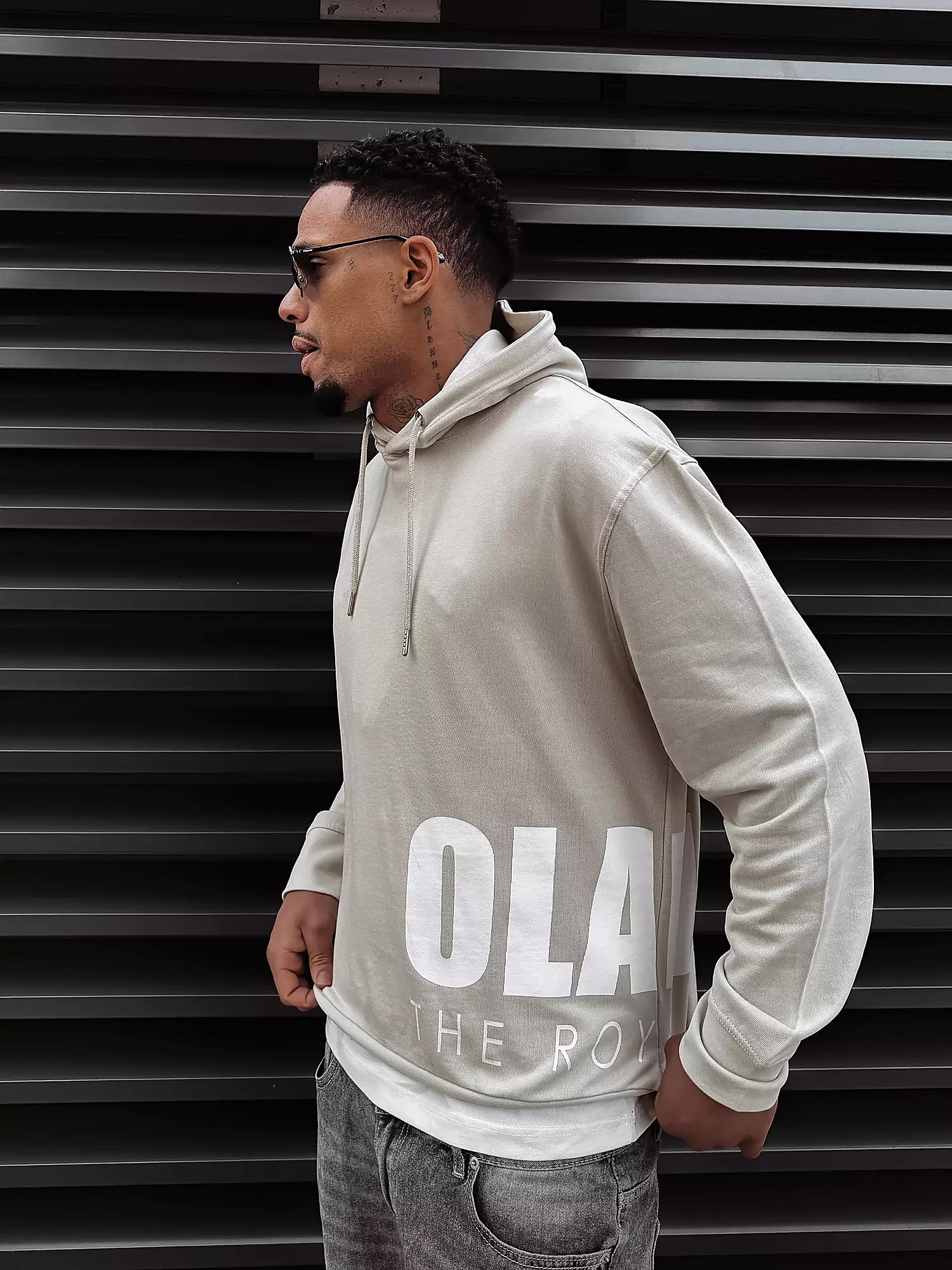 Bluza męska bawełniana OLAVOGA Men PULSE - Beż