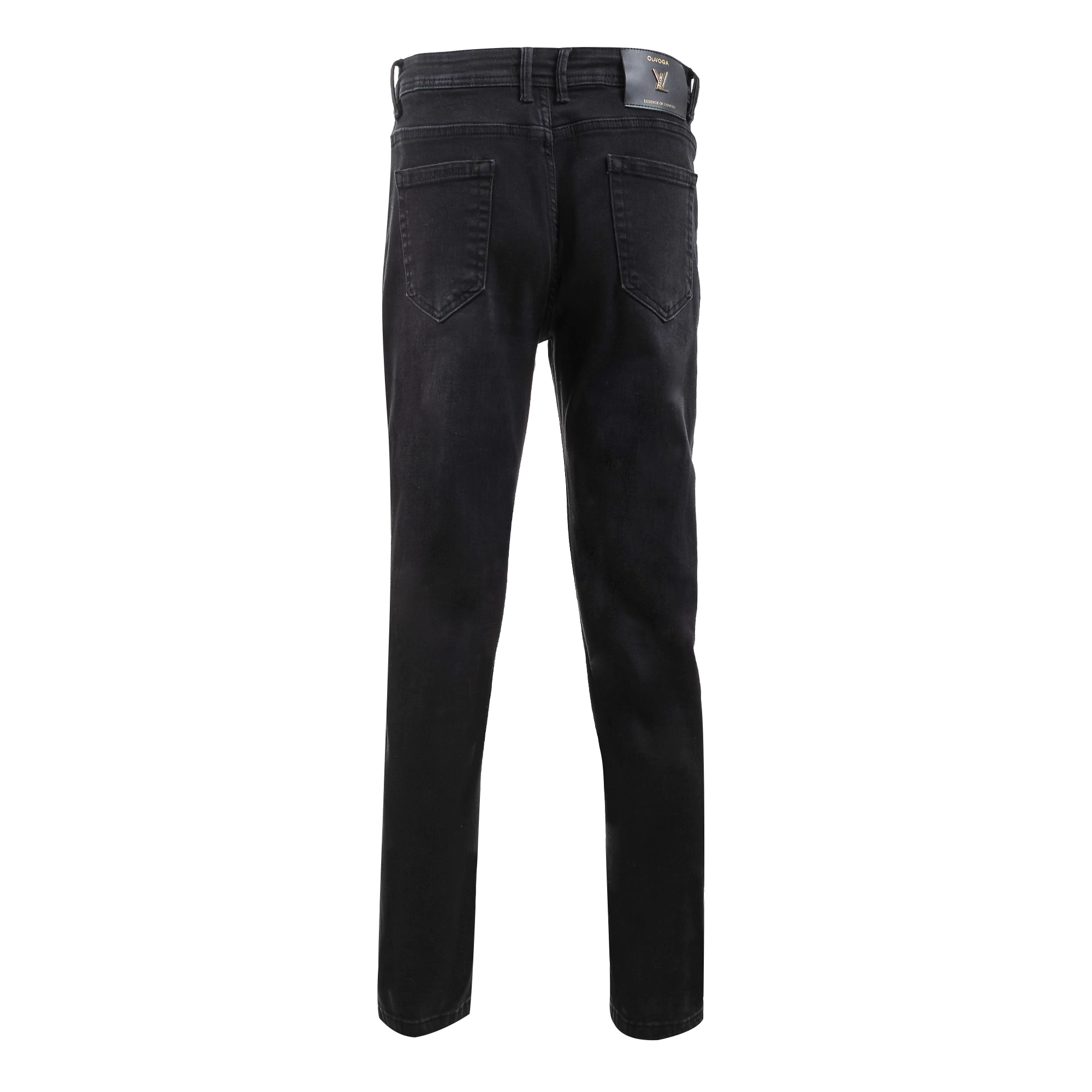 Herren-Denimhose OLAVOGA Men CORE - Schwarz