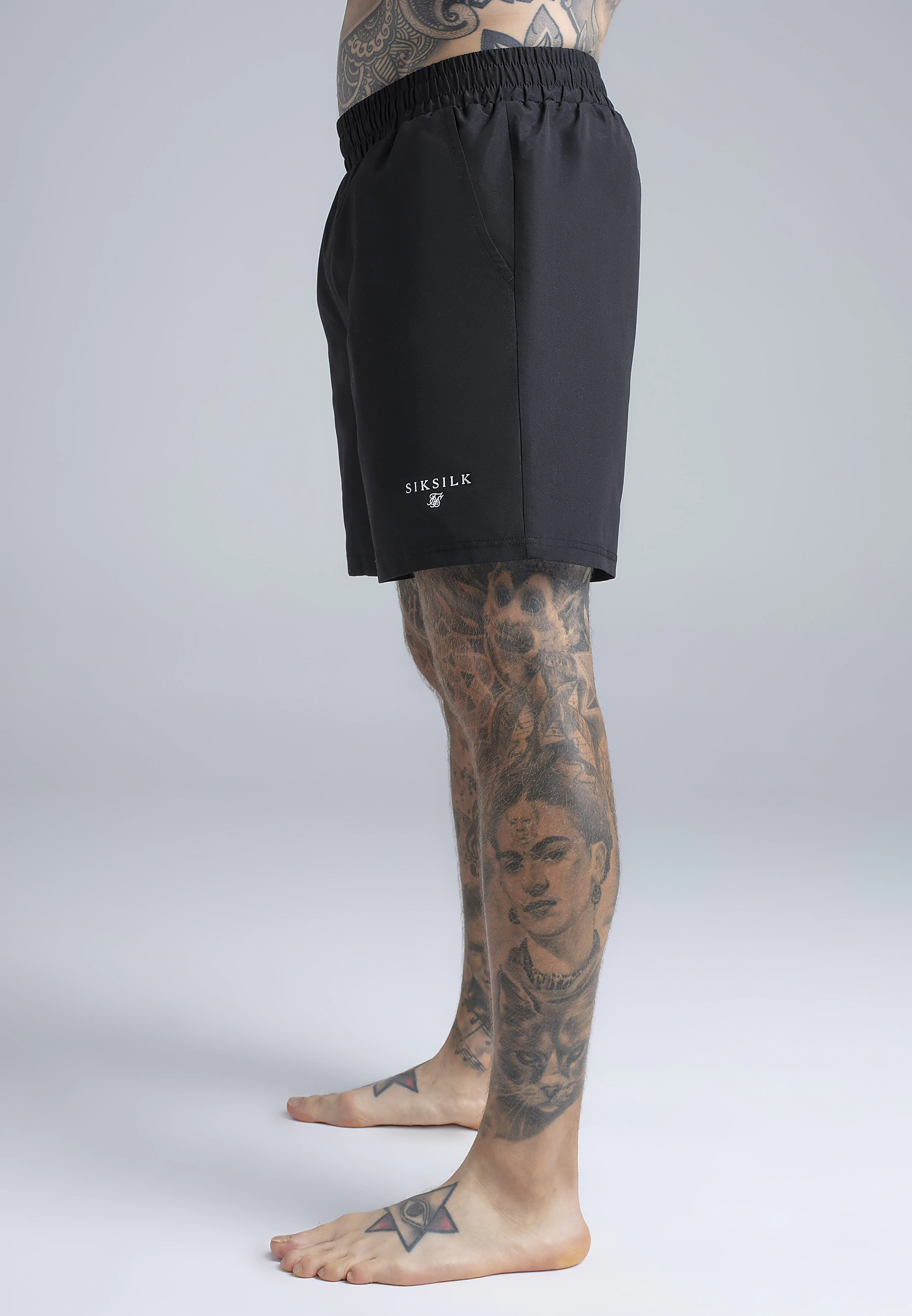 SIKSILK men's swim shorts 28879 - Black