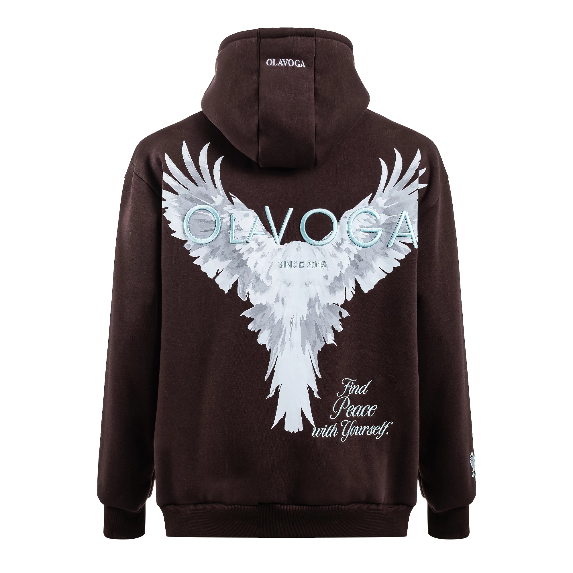 Bluza męska ze skrzydłami OLAVOGA Men EAGLE - Brąz