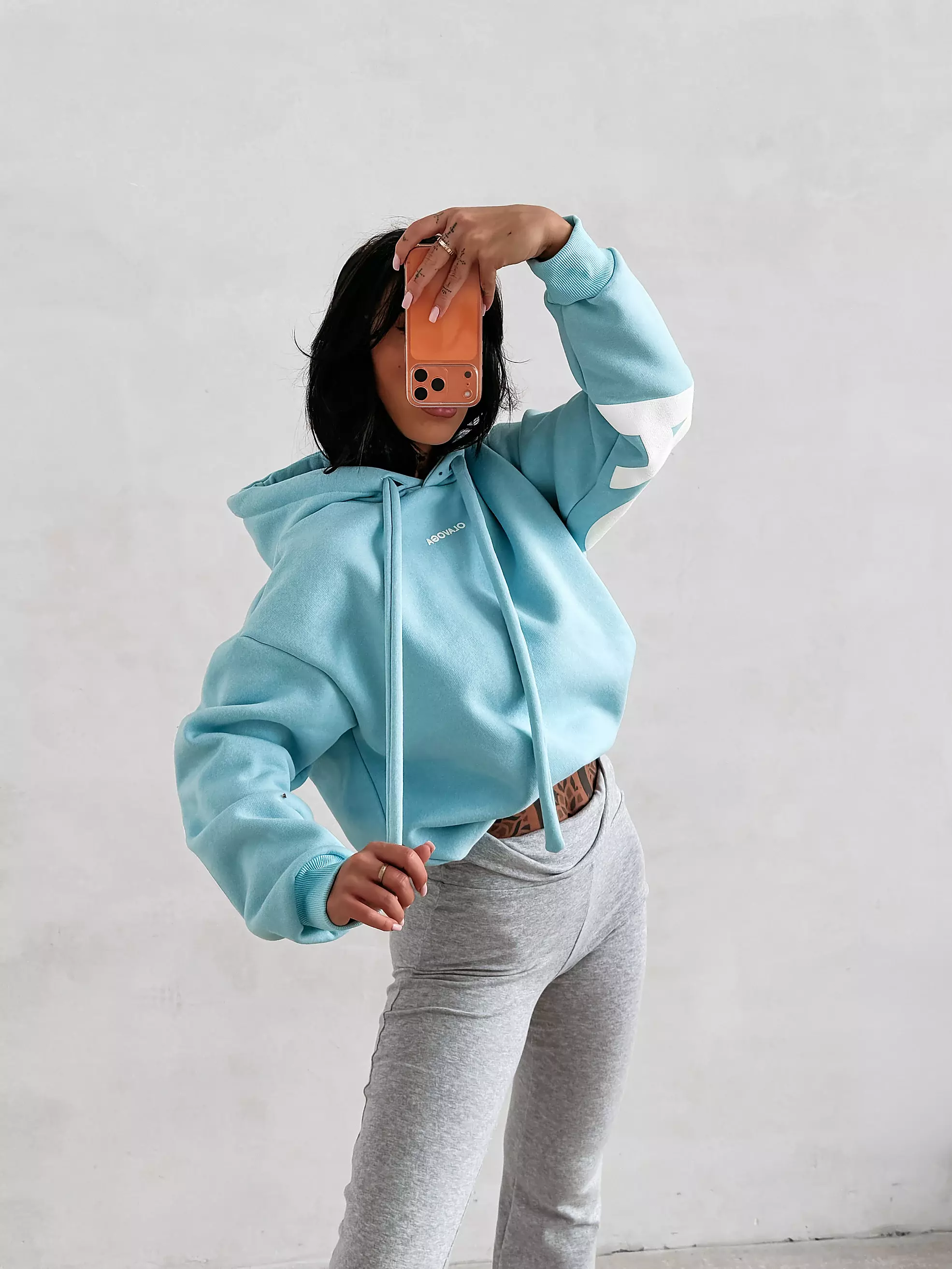 OLAVOGA VINTA women's logo sweatshirt - Blue