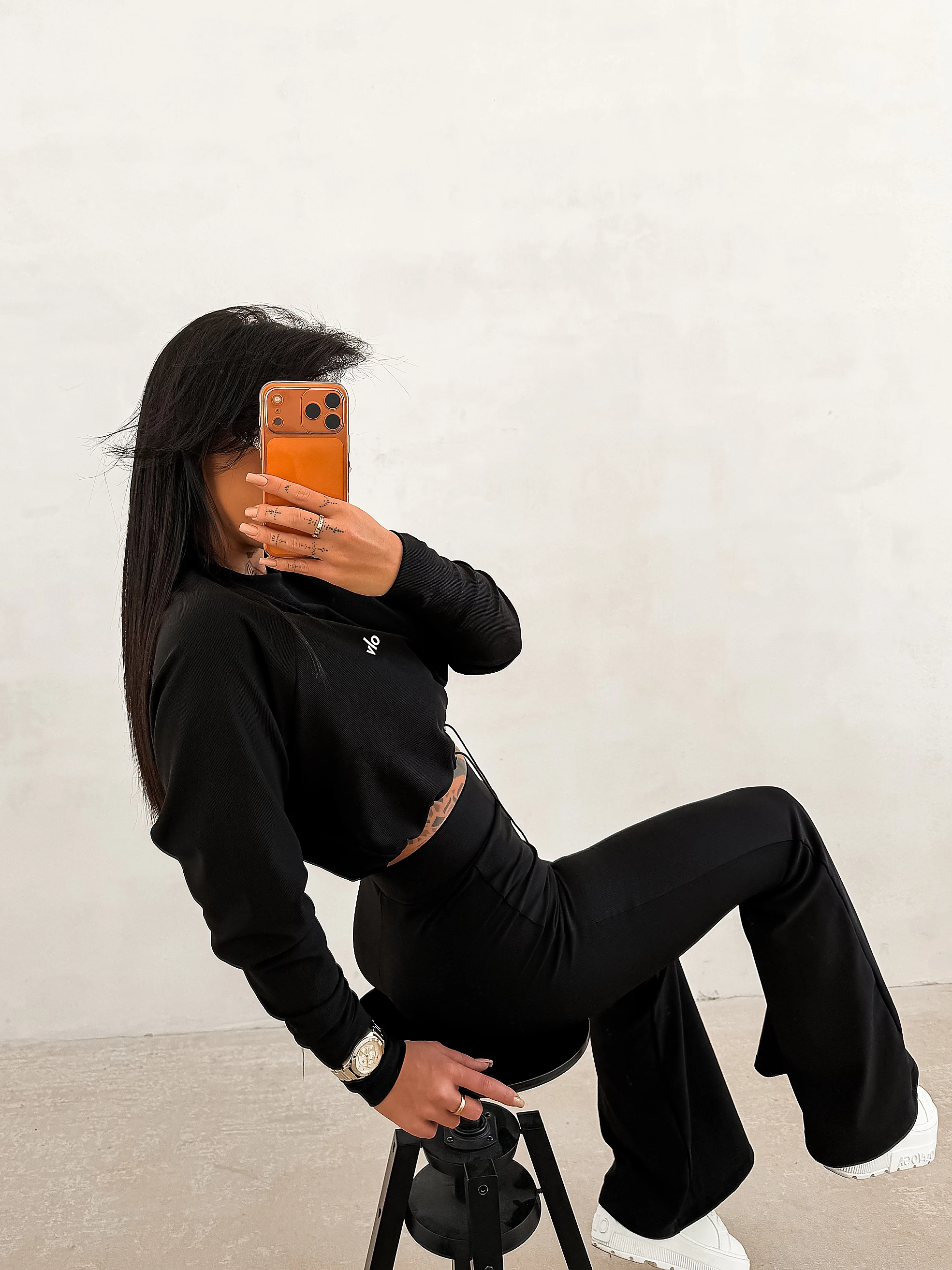OLAVOGA ASHWAY Damen Freizeit-Set - Schwarz