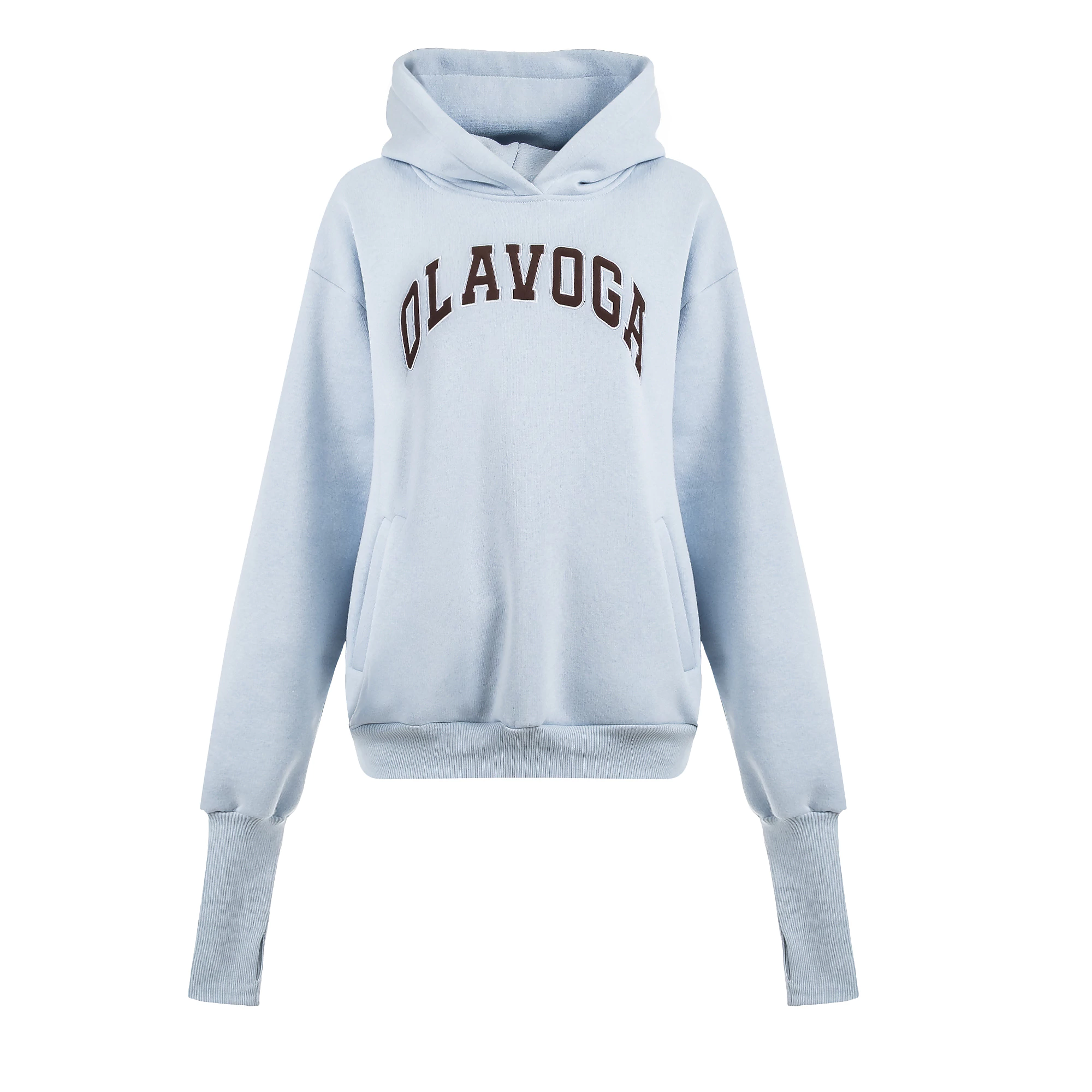 OLAVOGA PRECISE Damen-Kapuzenpullover – Hellblau